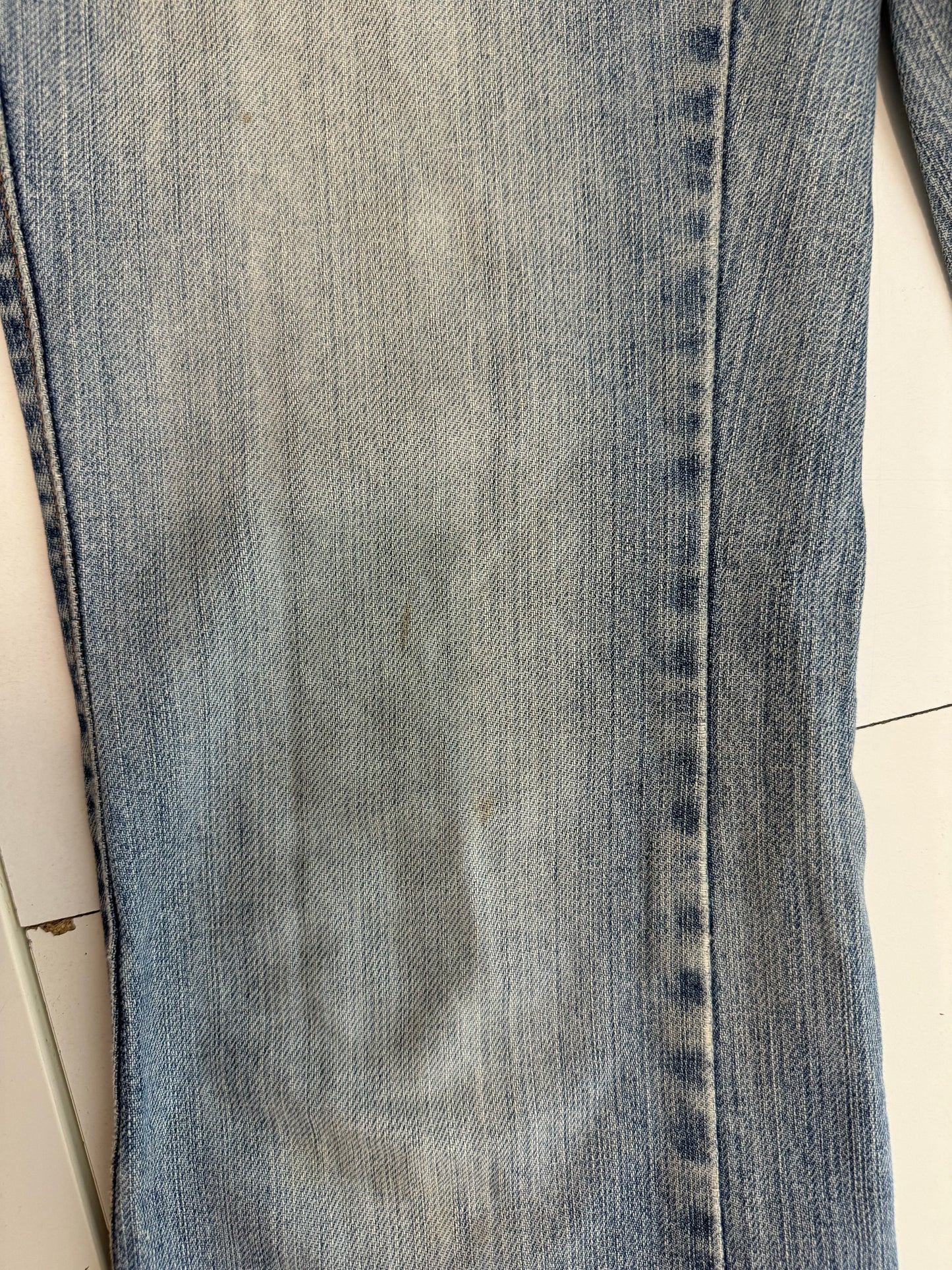 Lågmidjade jeans–stl: S
