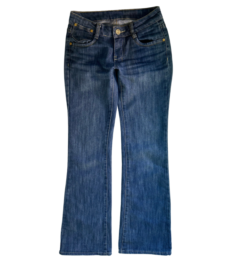 Lågmidjade jeans–stl: XS