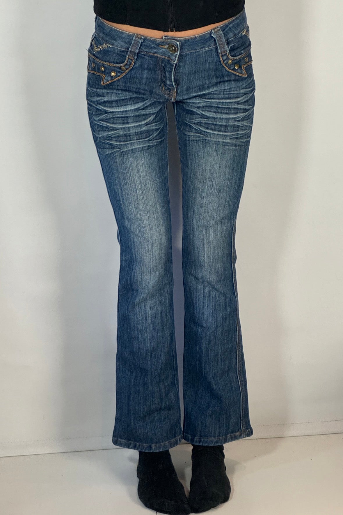 Lågmidjade jeans stl: XXS
