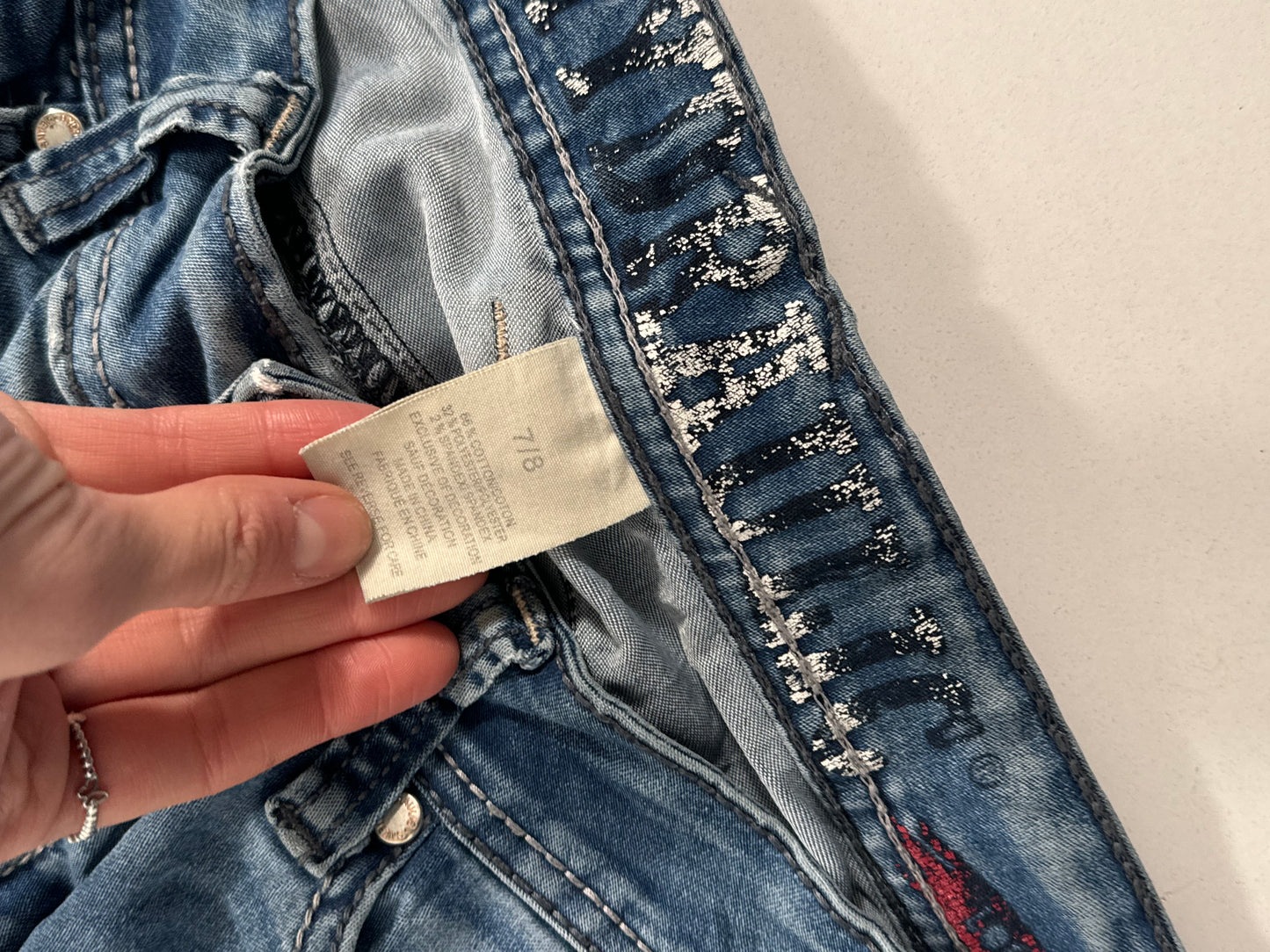 Lågmidjade jeans stl: M