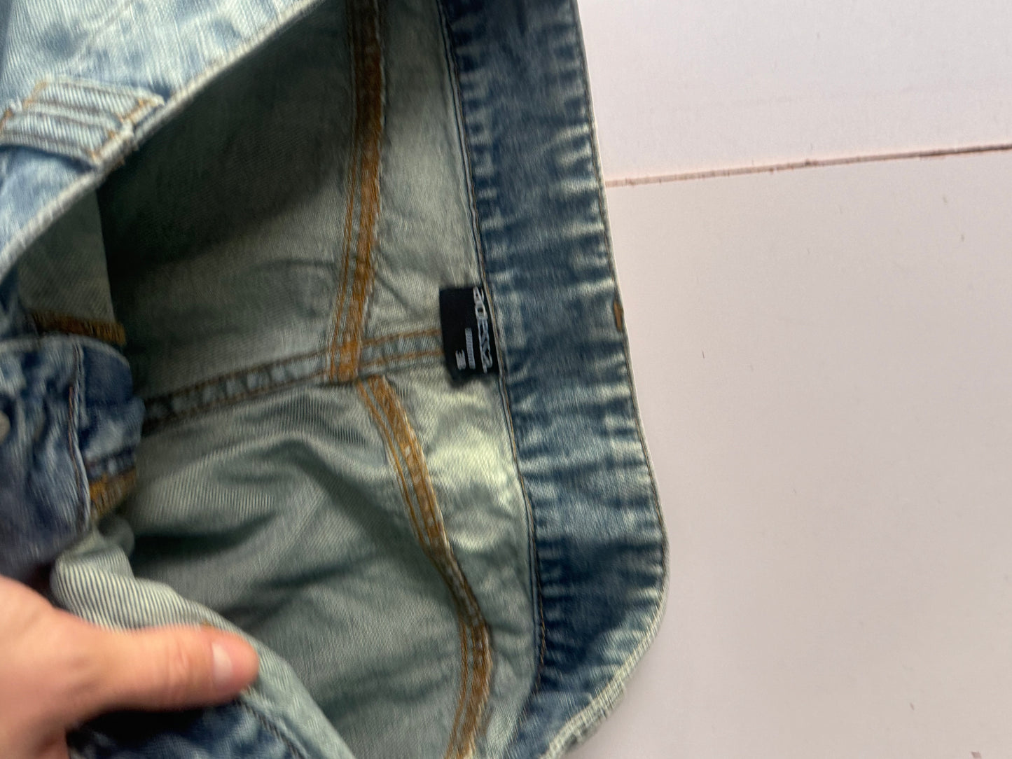 Lavtaljede jeans str: S