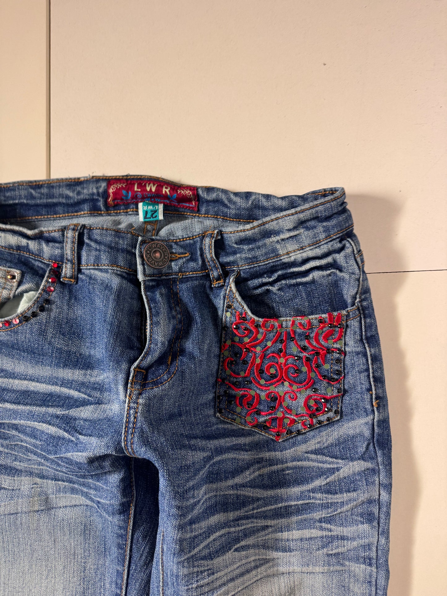Lågmidjade jeans stl: XXS