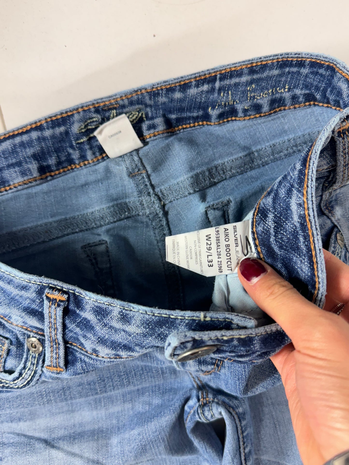 Lågmidjade jeans stl: XS/S