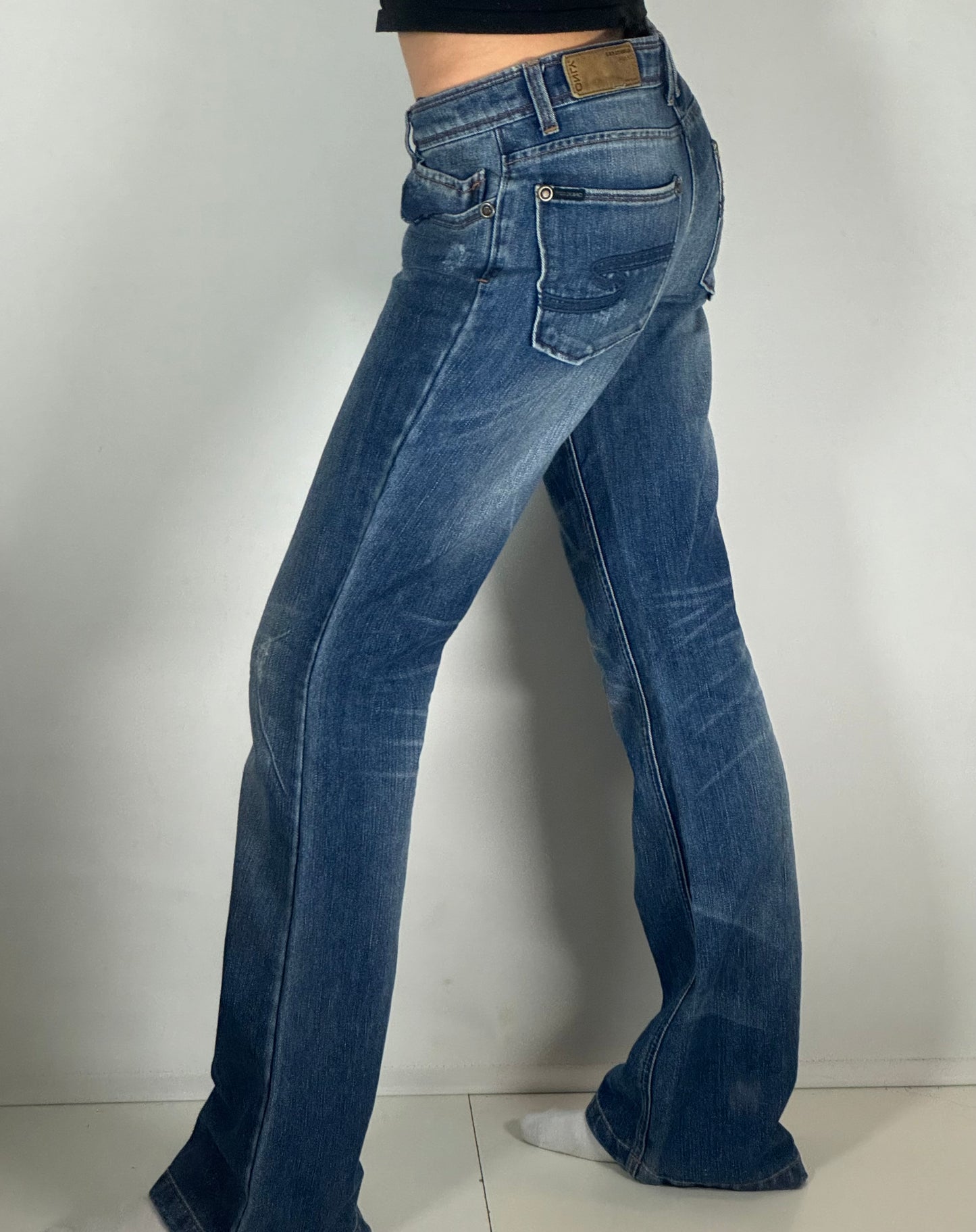 Lågmidjade jeans stl: S
