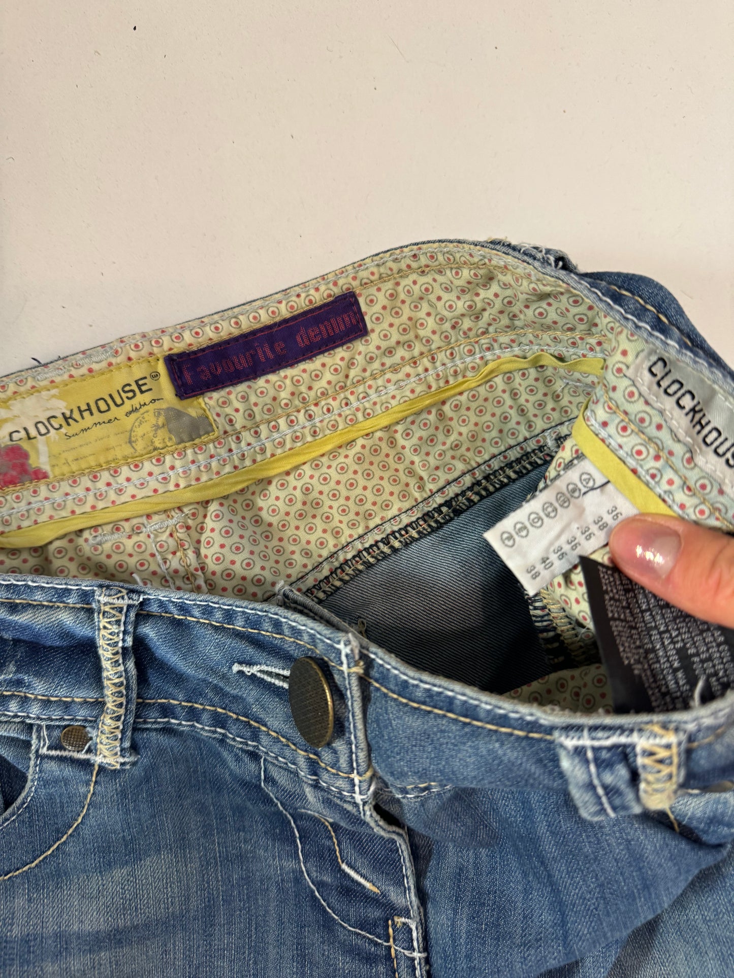 Lågmidjade jeans stl: M