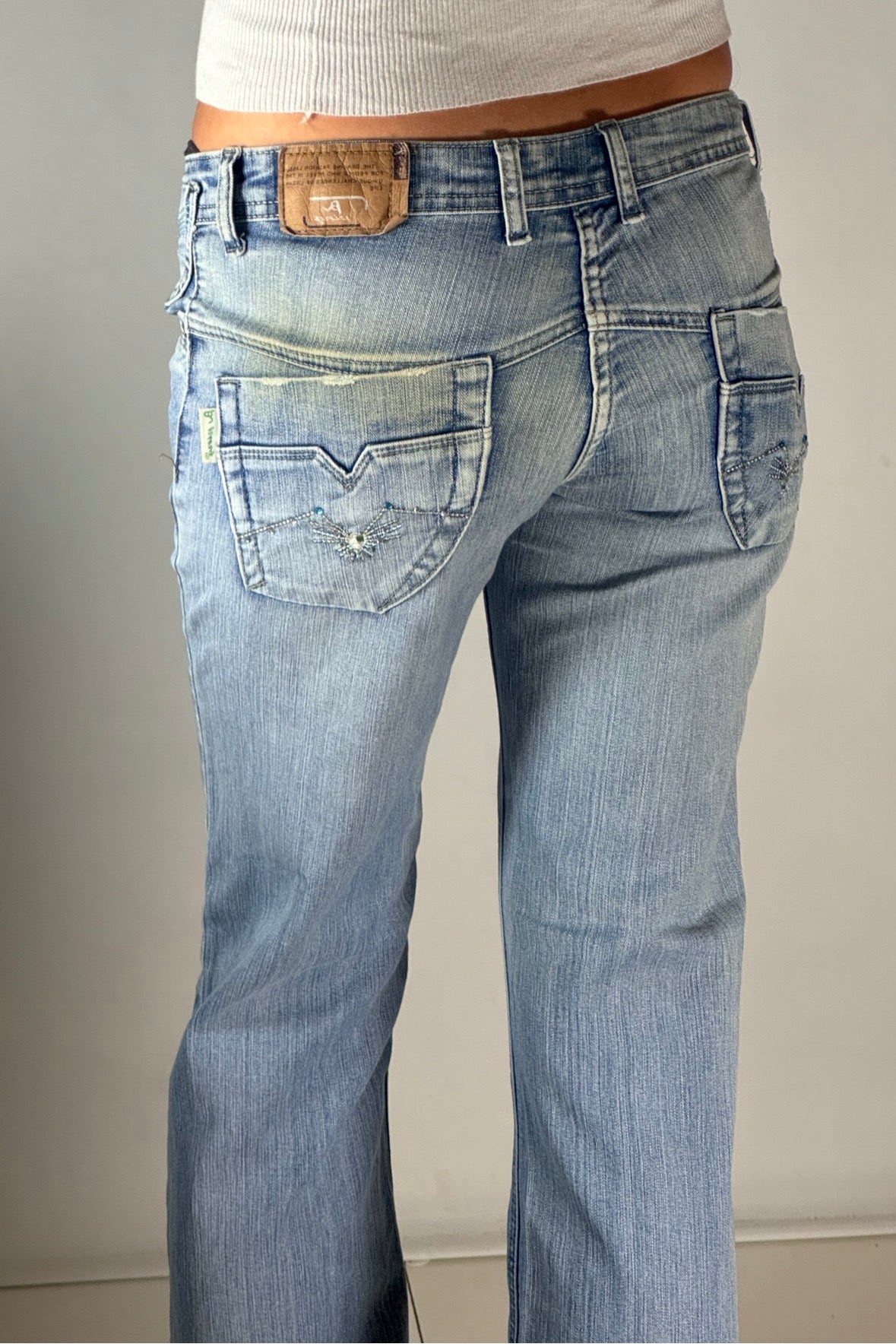 Lågmidjade jeans stl: XS