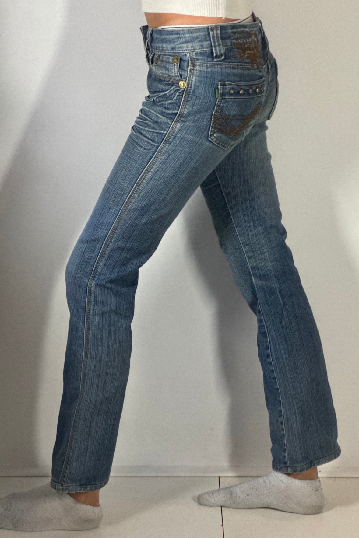 Lågmidjade jeans stl: XS