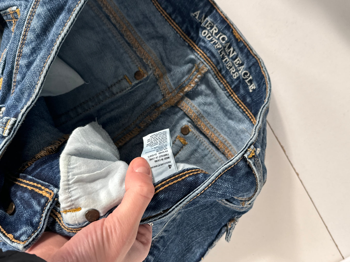 Lågmidjade jeans stl: S