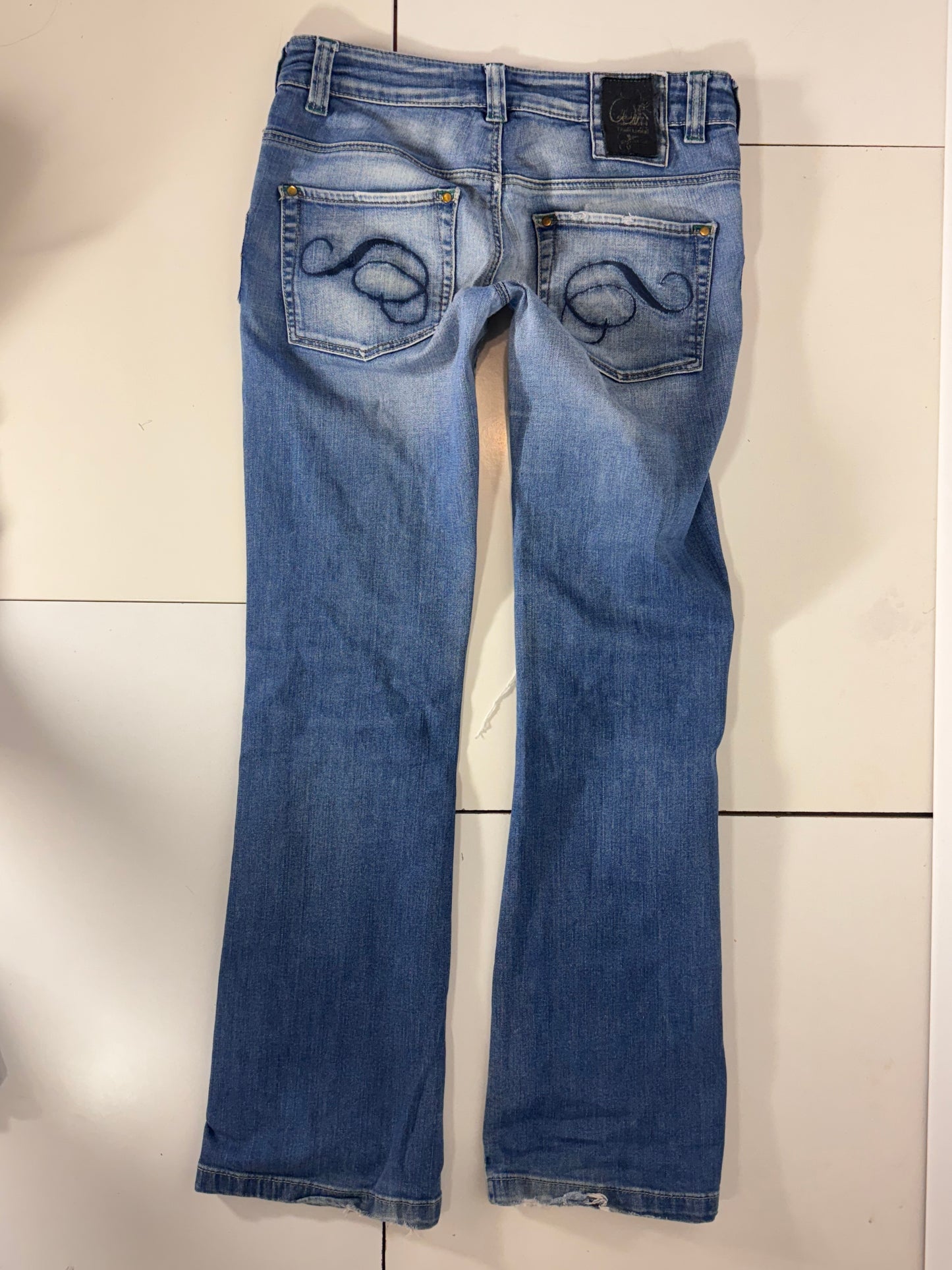 Lågmidjade jeans stl: S