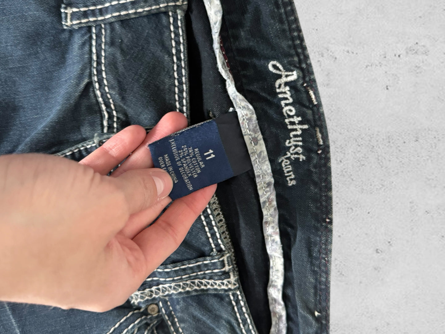 Lågmidjade jeans stl: M