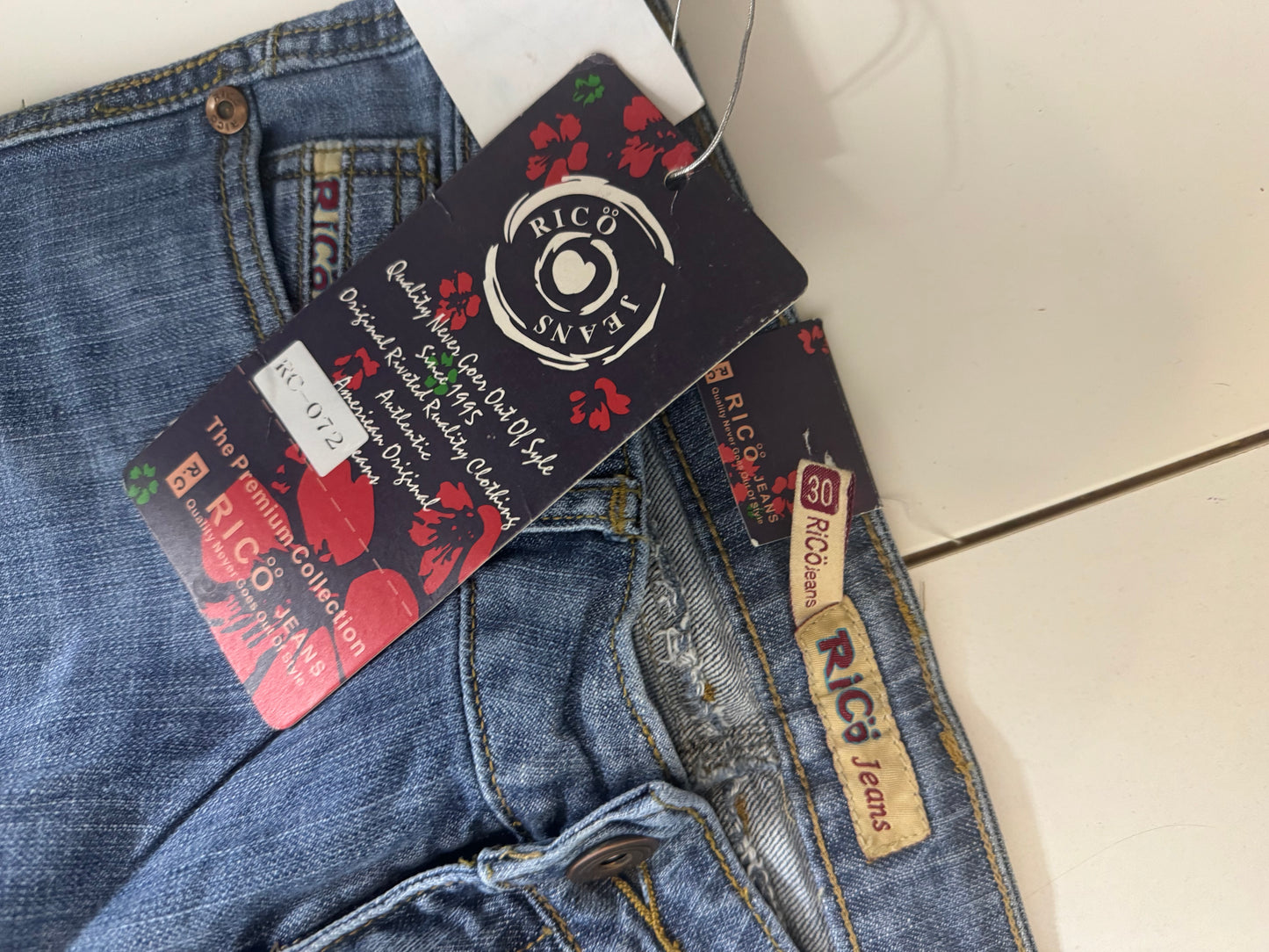 Lågmidjade jeans stl: S