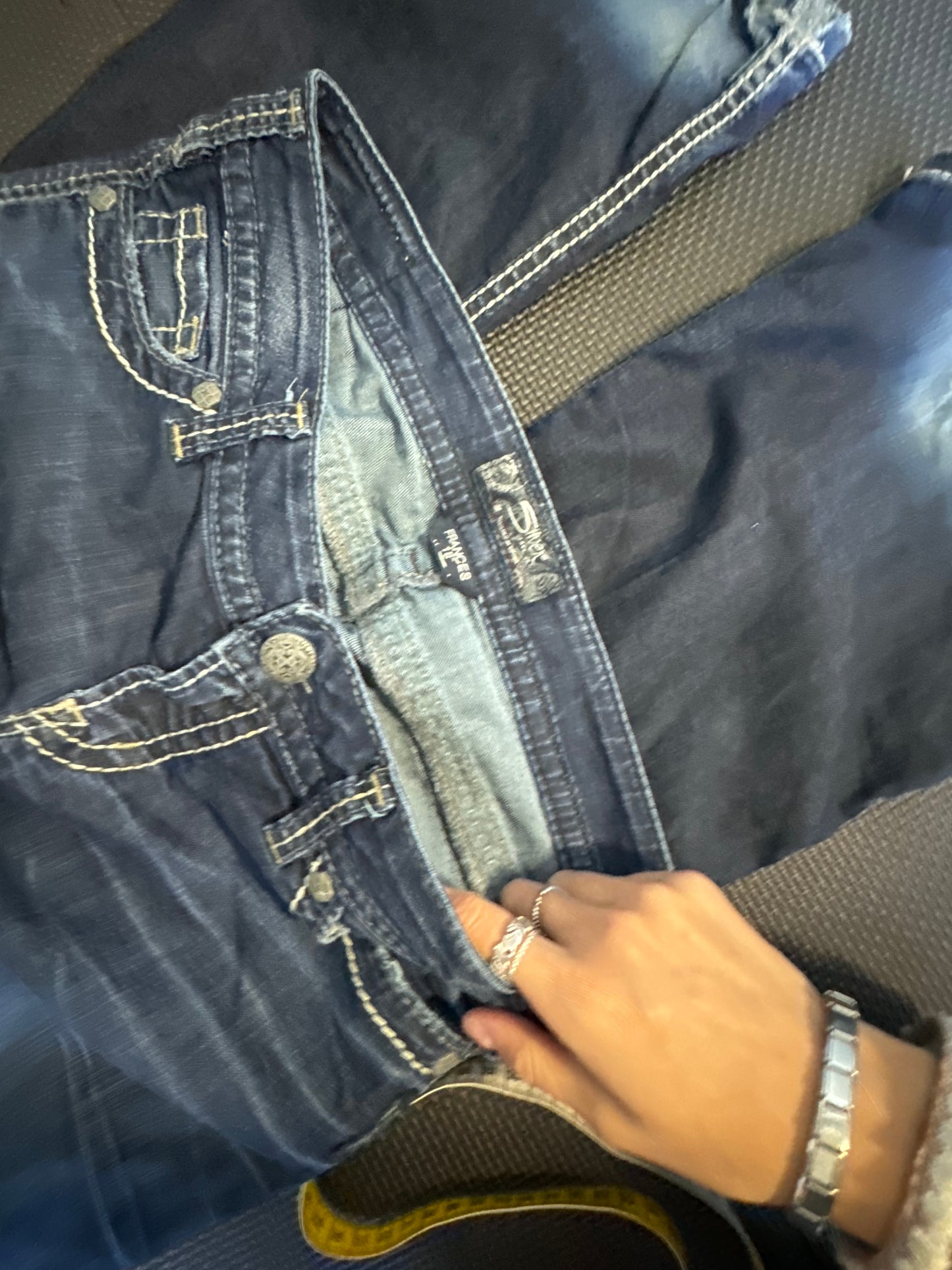 Lavtaljede jeans str: S/M