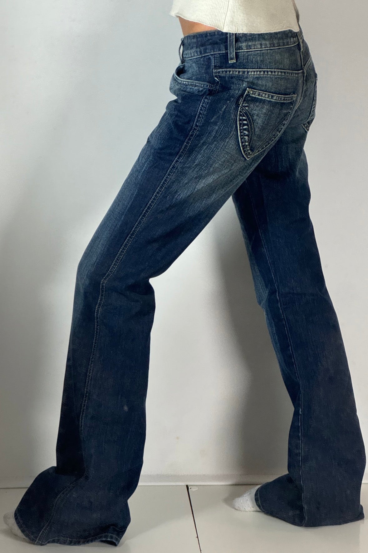 Lågmidjade jeans stl: S
