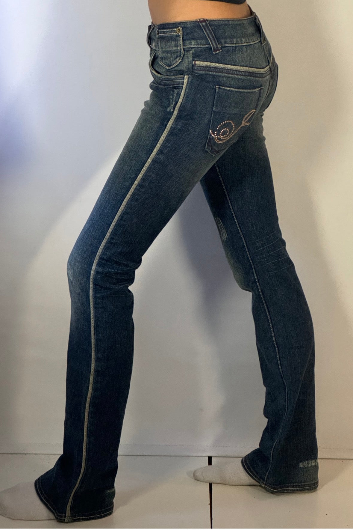 Lågmidjade jeans stl: XS