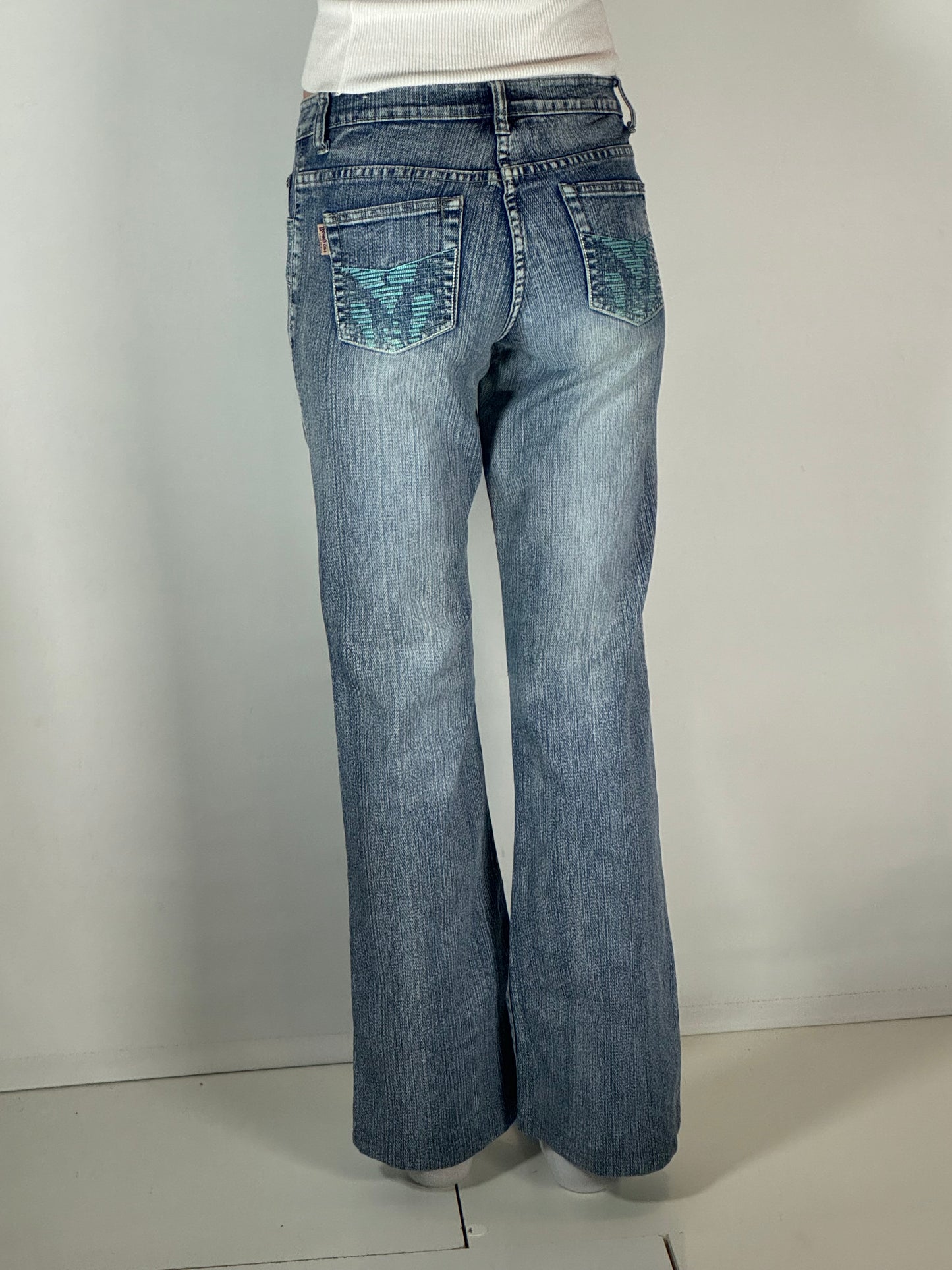 Utsvängda jeans stl: XS