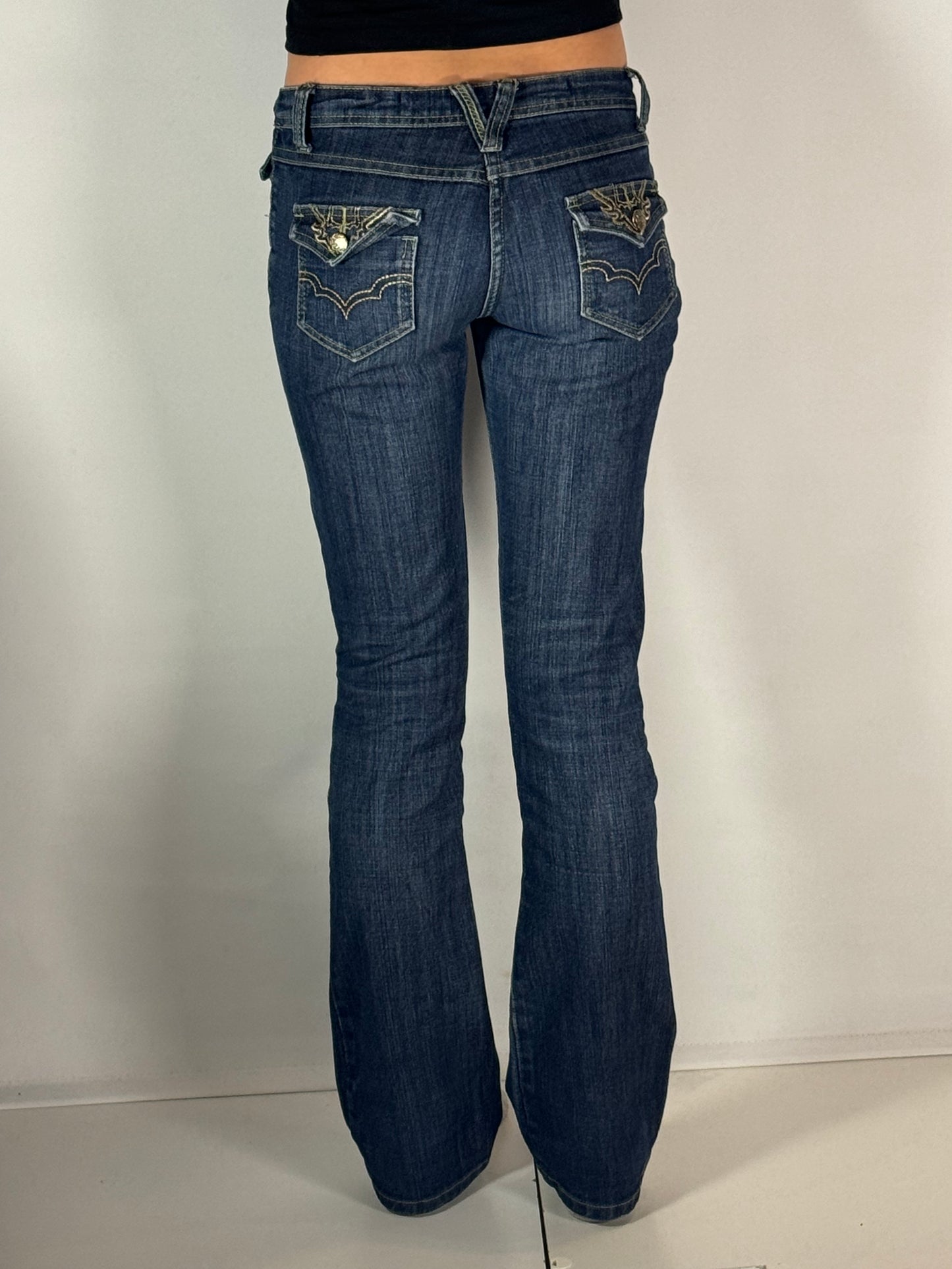 Lågmidjade jeans stl: S