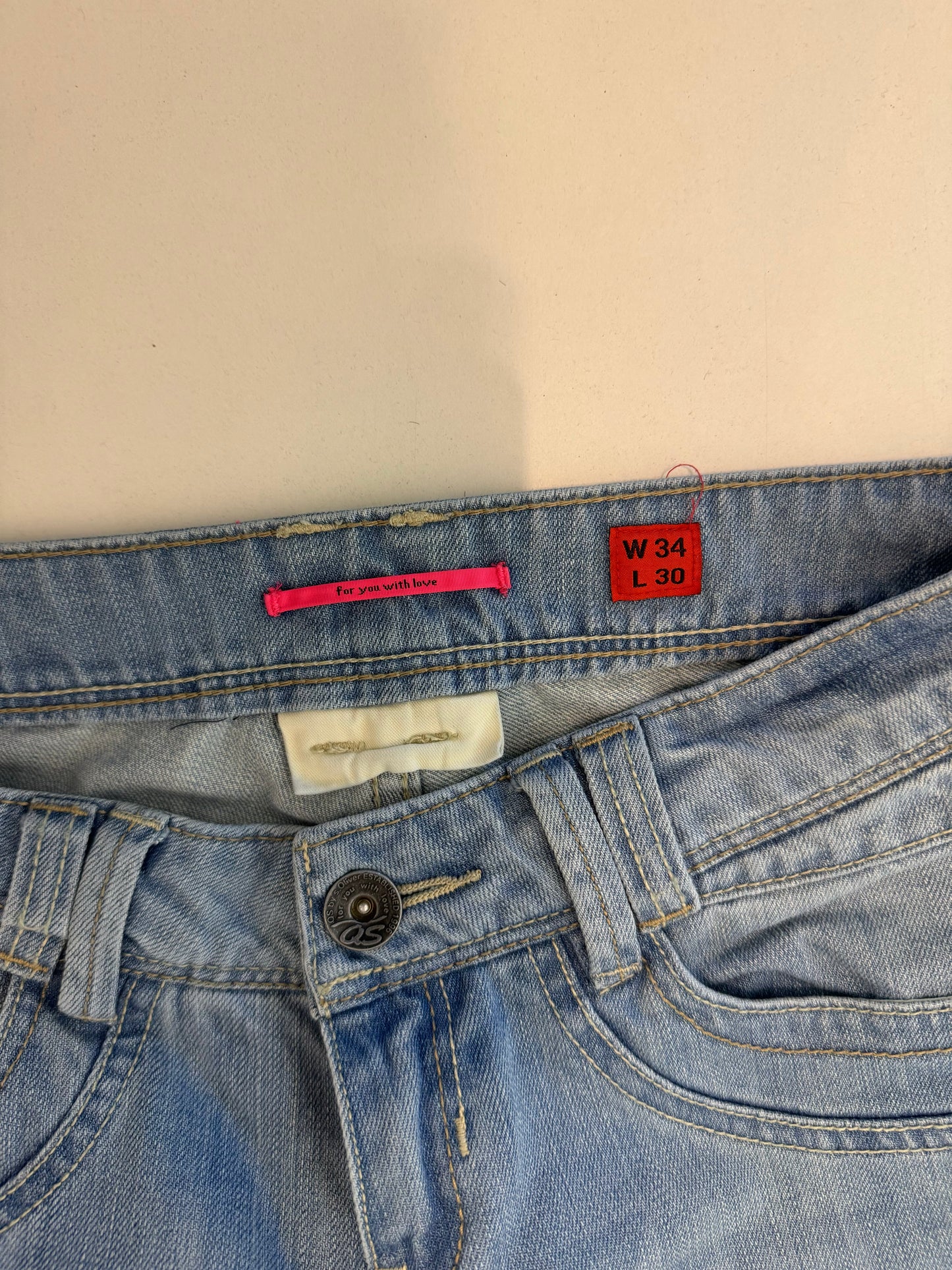 Lågmidjade jeans stl: S