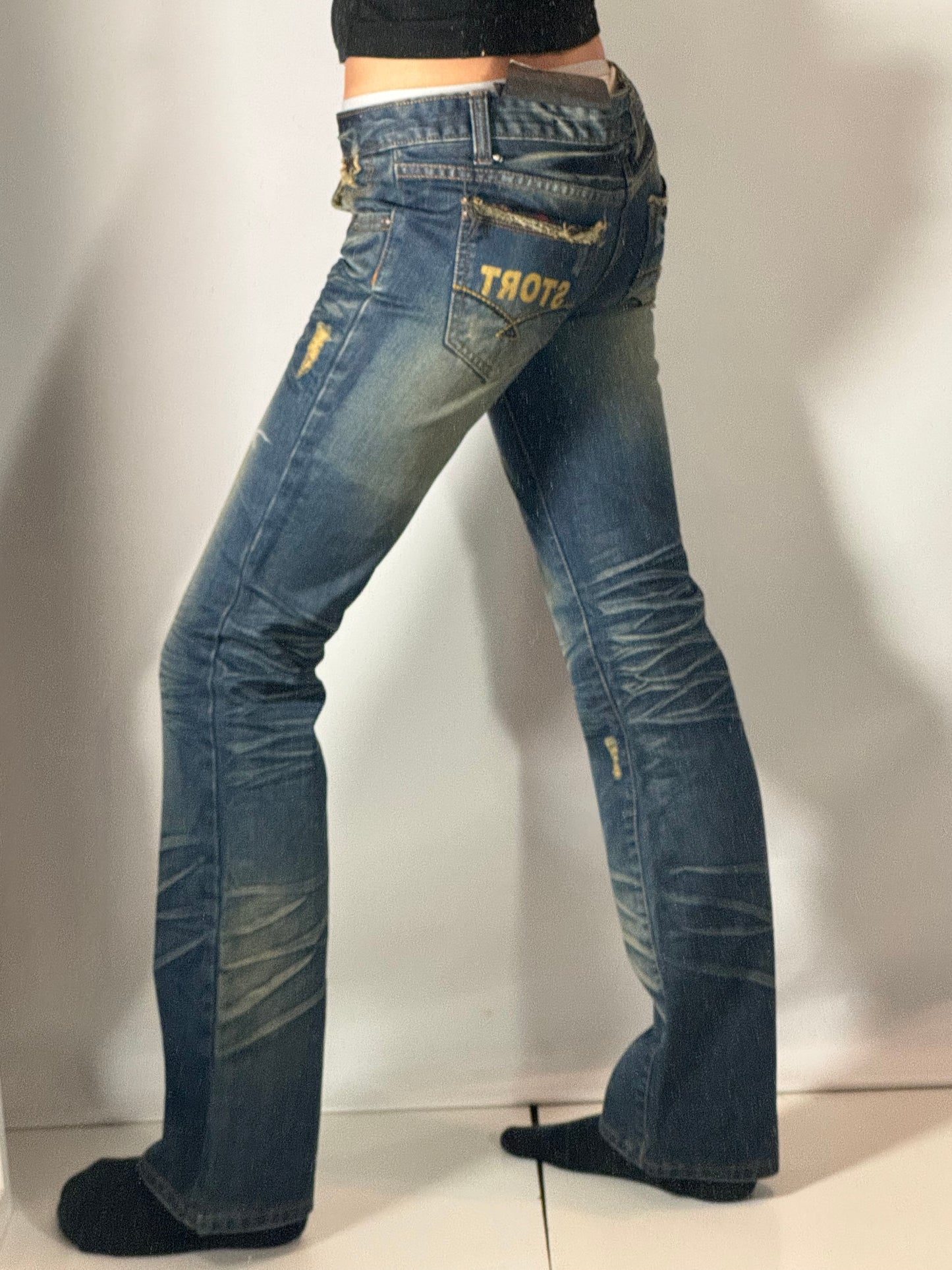 Lågmidjade jeans stl: XXS
