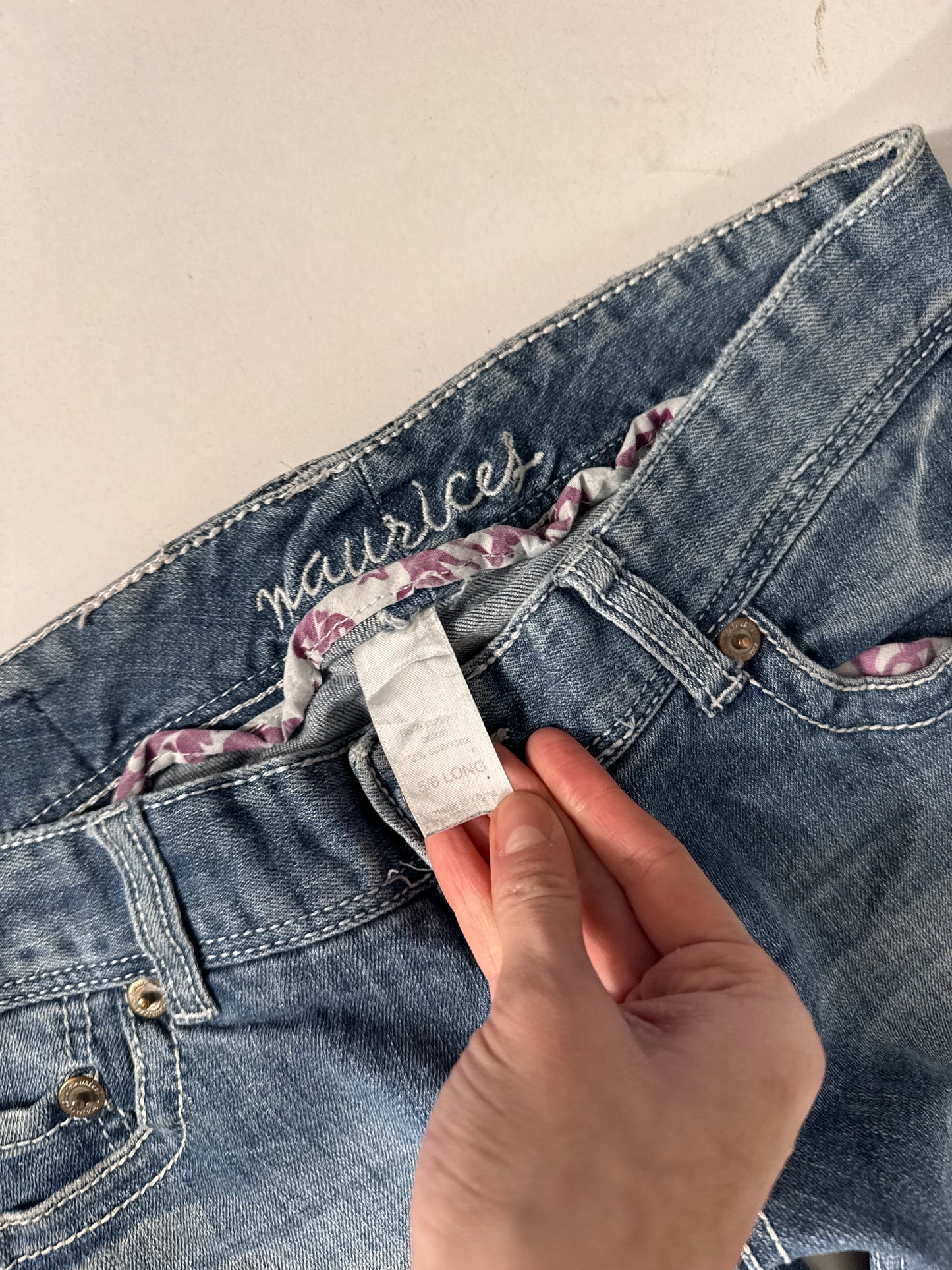 Lågmidjade jeans stl: S