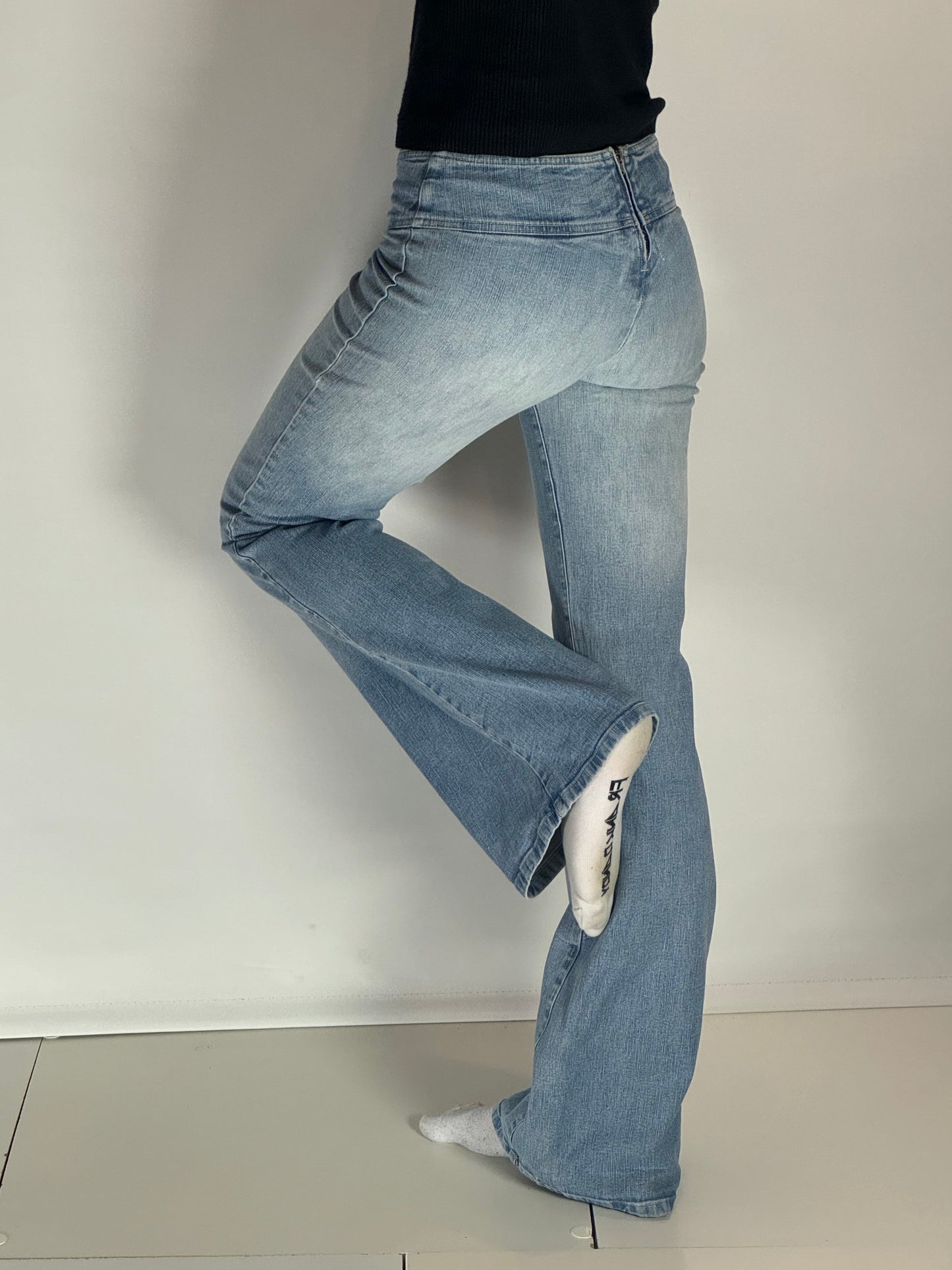 Lågmidjade jeans–stl: XXS