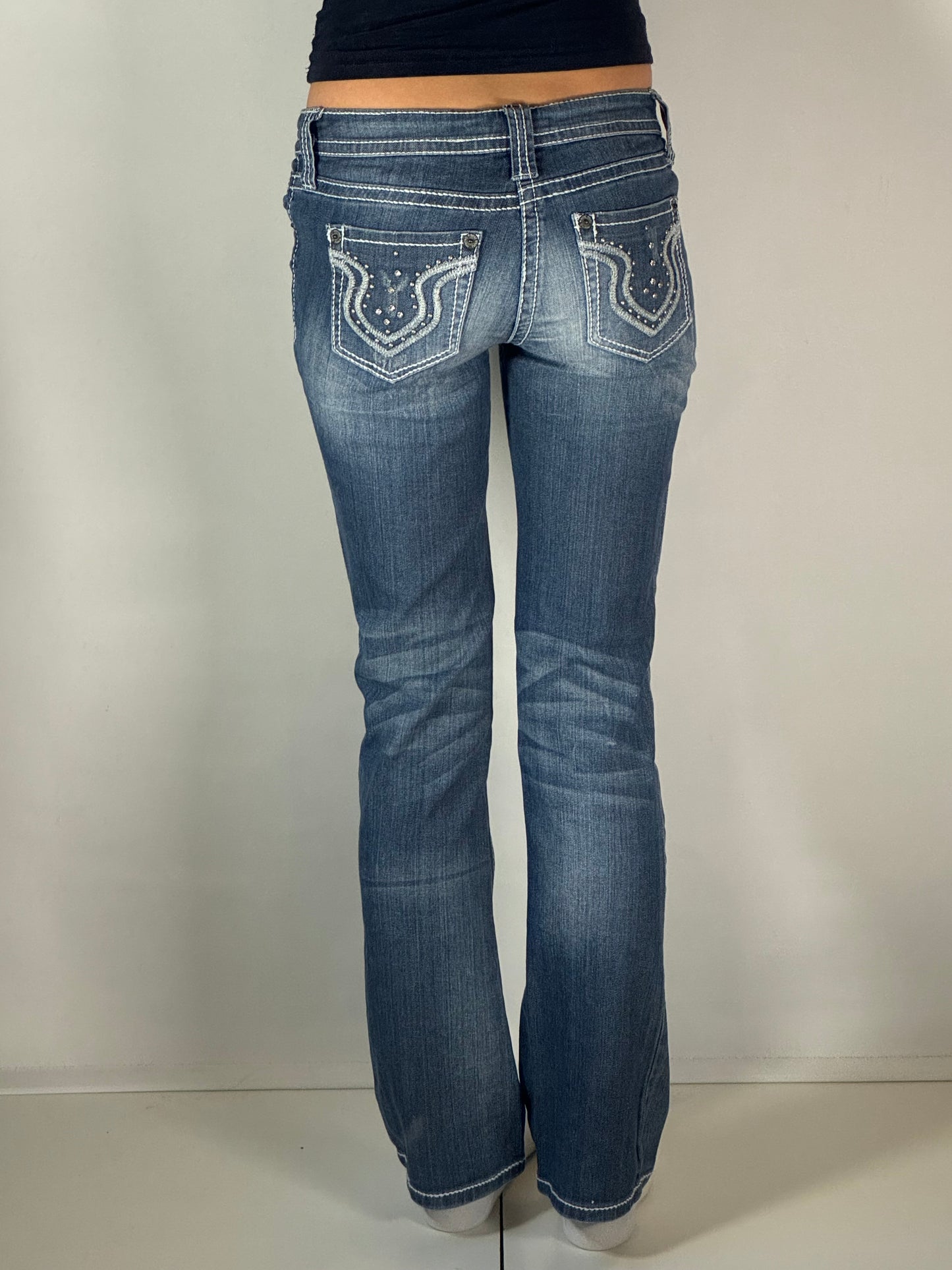 Lågmidjade jeans stl: XS