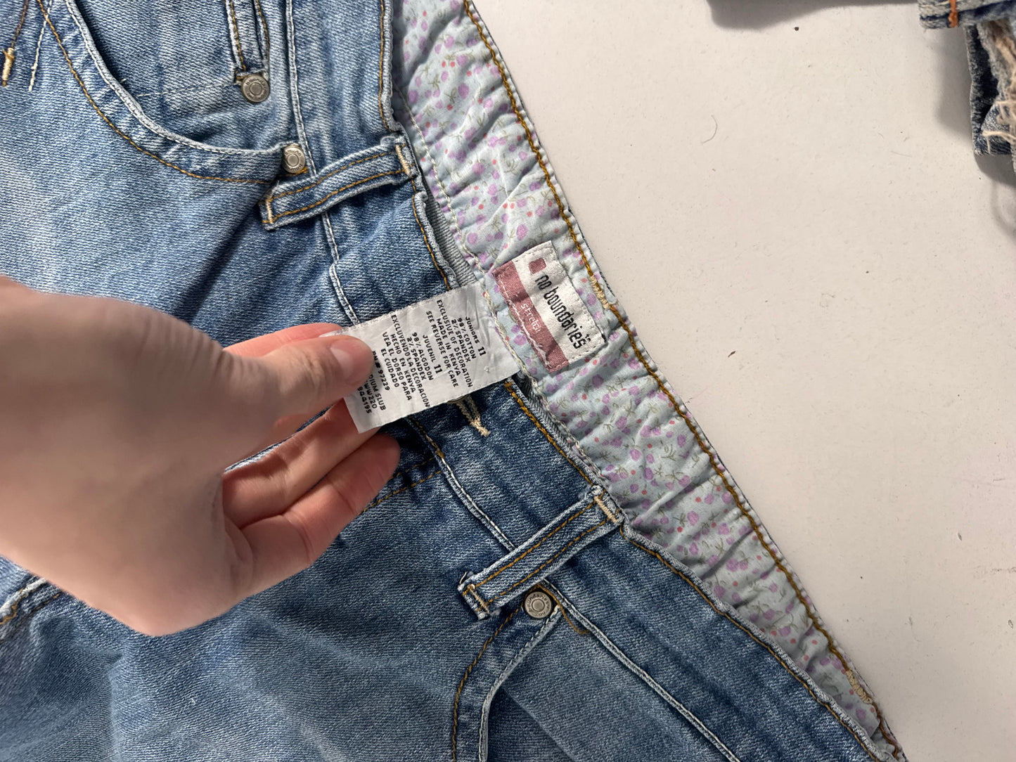 Lågmidjade jeans stl: M