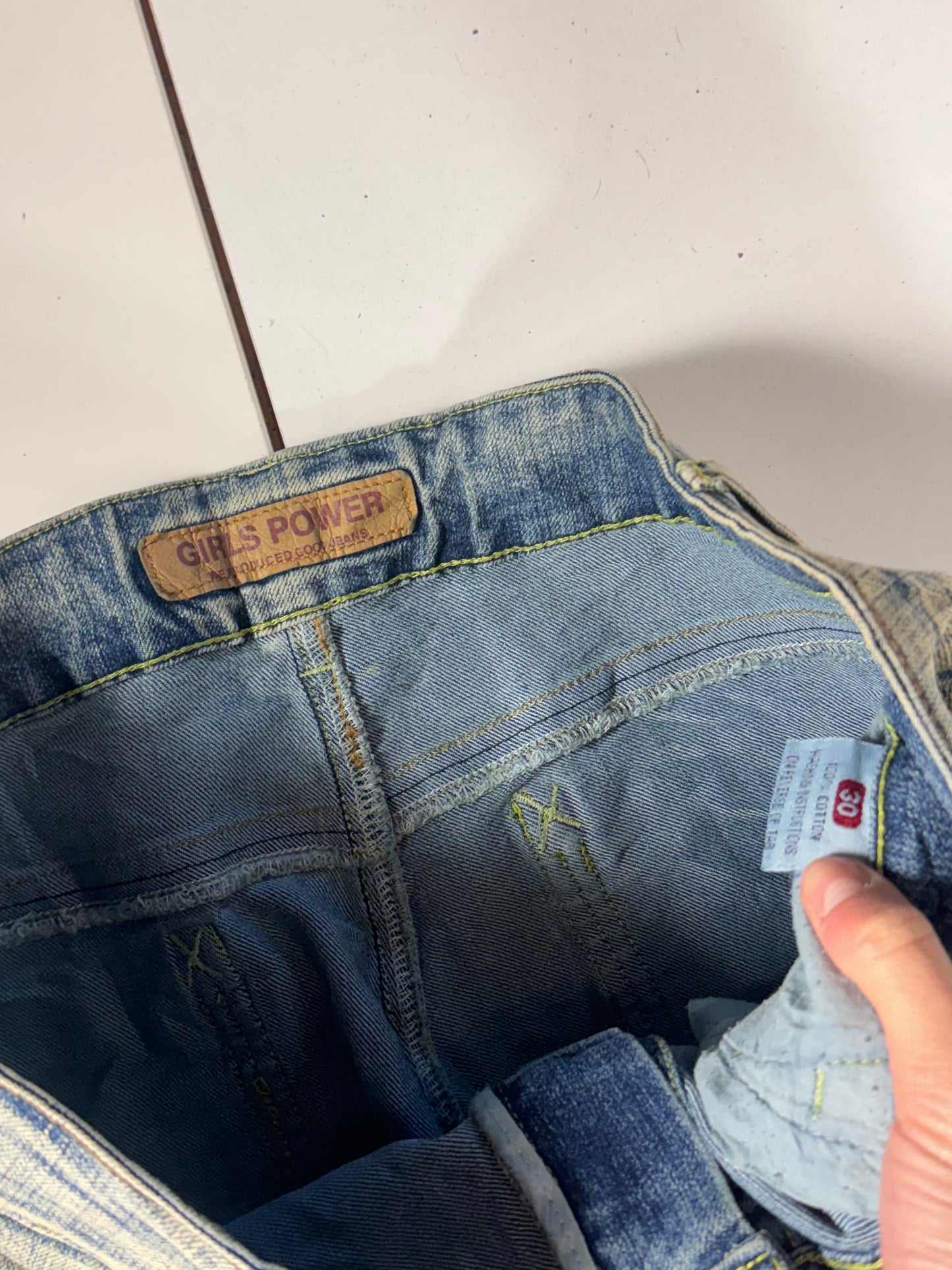 Lavt liv jeans str: S/M
