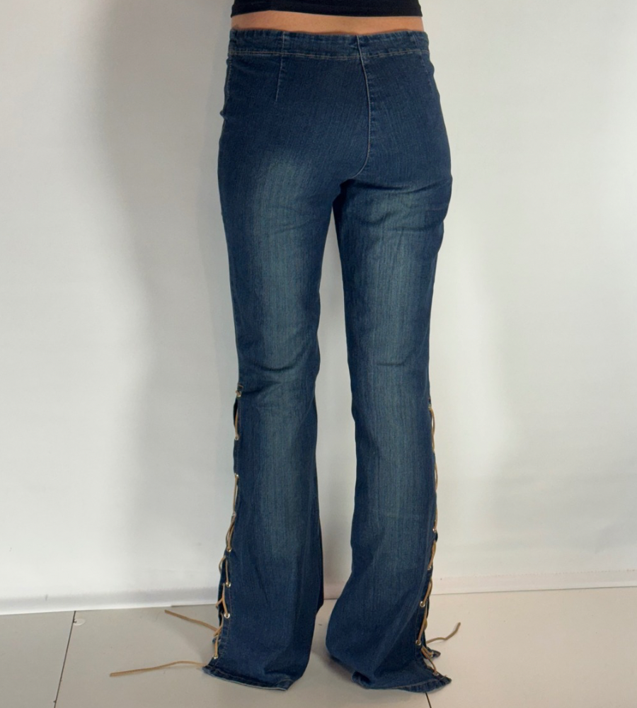 Lågmidjade jeans – S