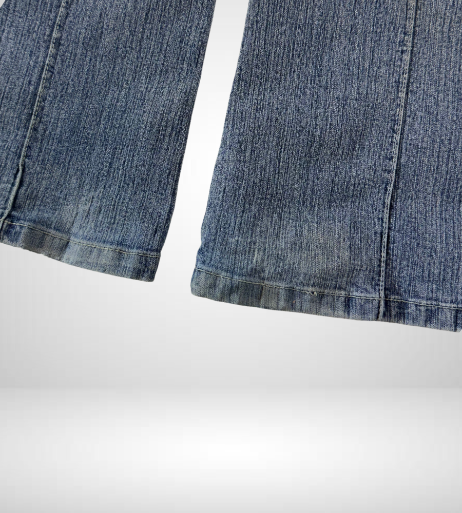 Lågmidjade jeans–stl: XS