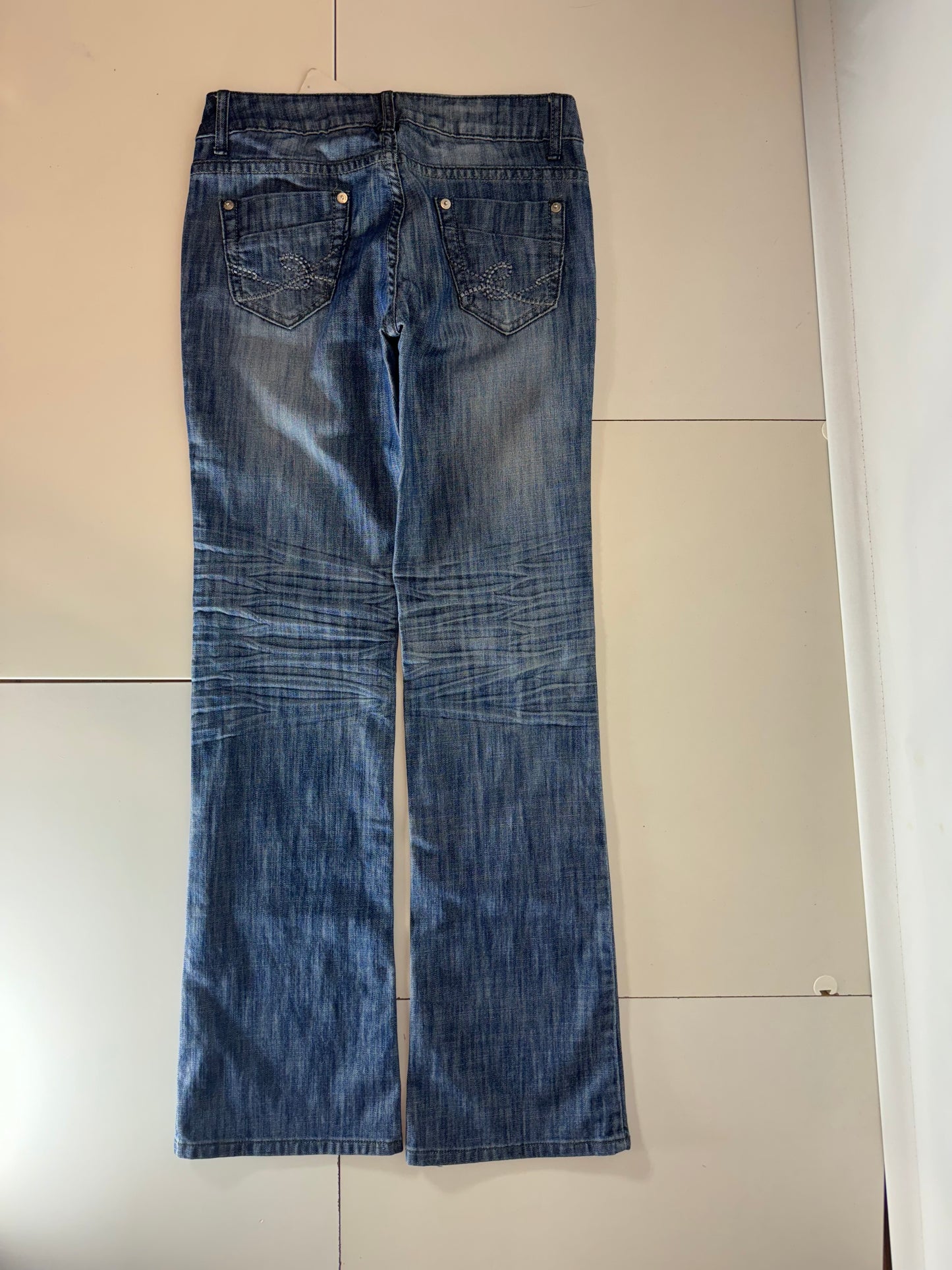 Lågmidjade jeans–stl: XS