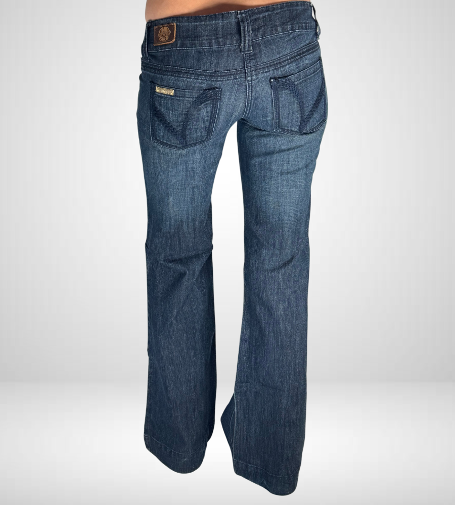 Lågmidjade jeans–stl: S
