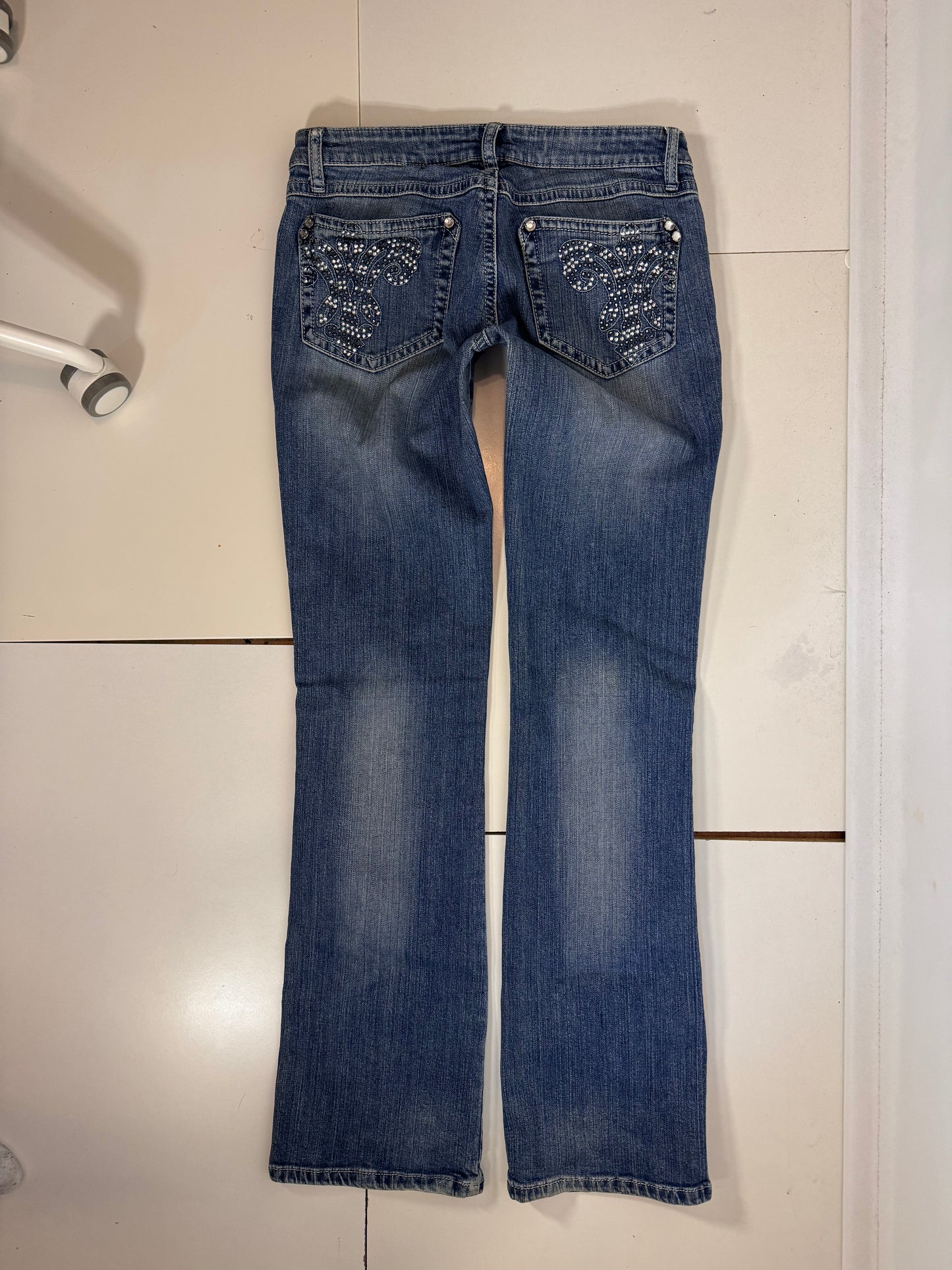 Lågmidjade jeans stl: S