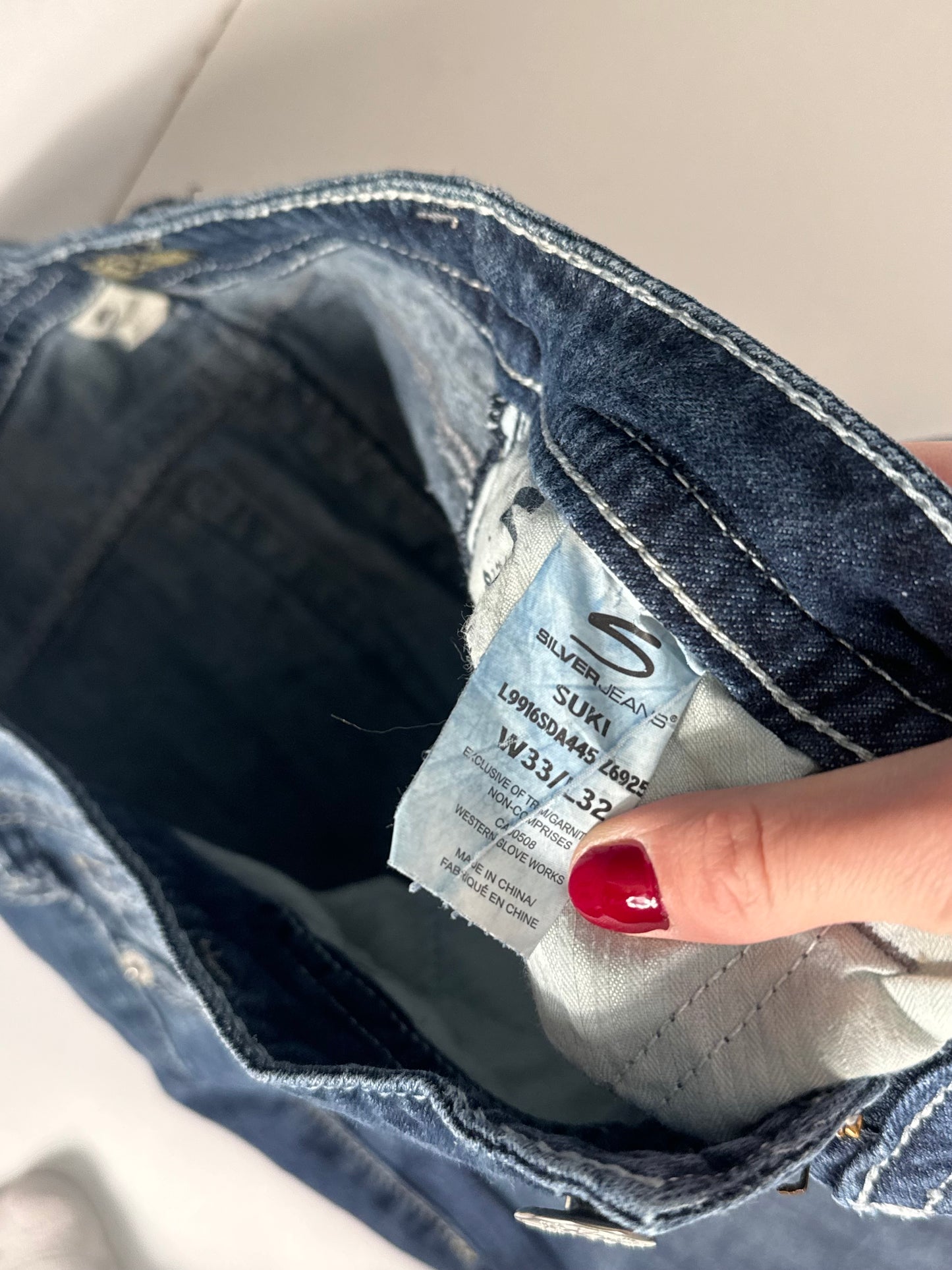 Lågmidjade jeans stl: L