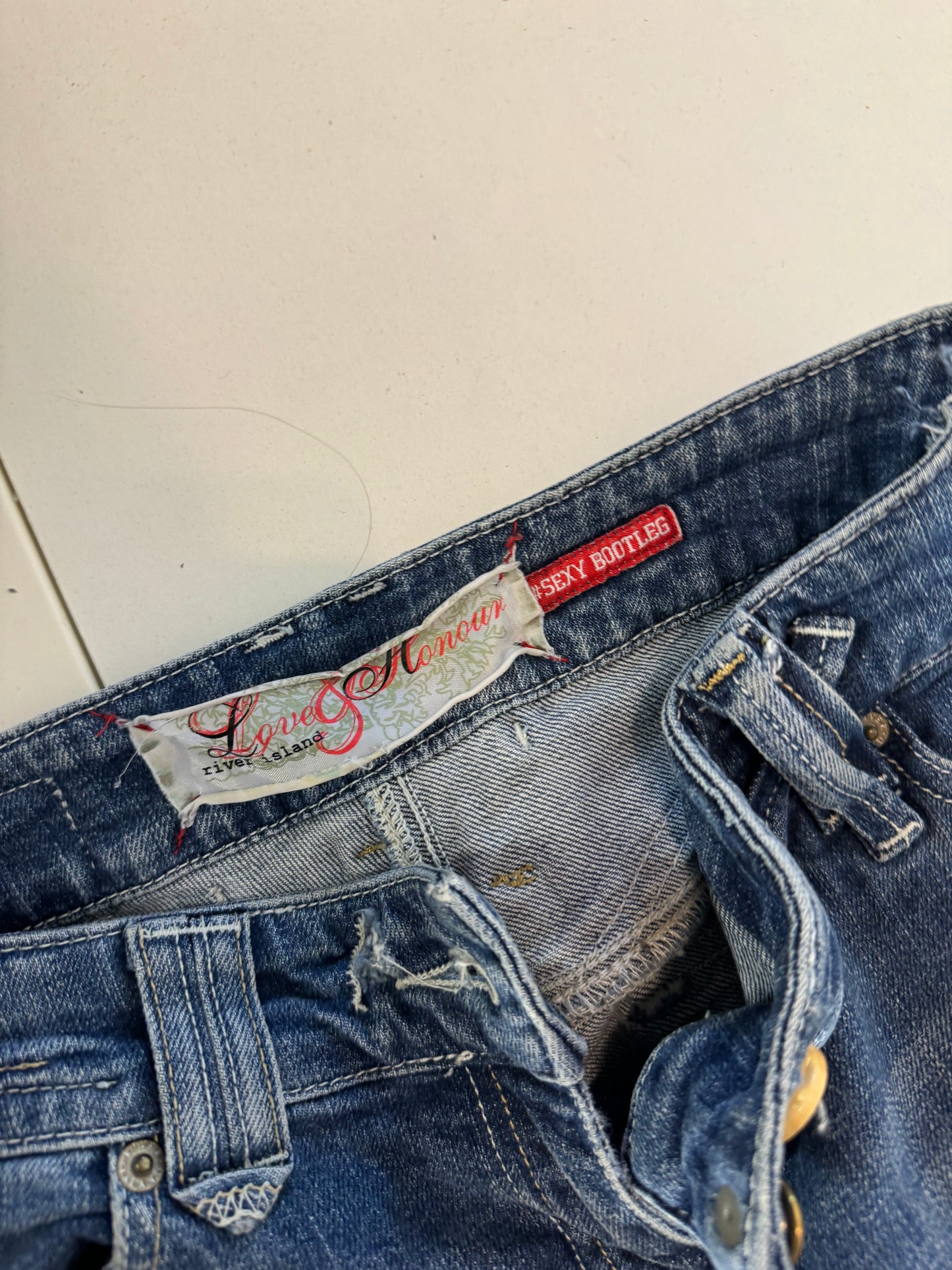 Lågmidjade jeans stl: XS