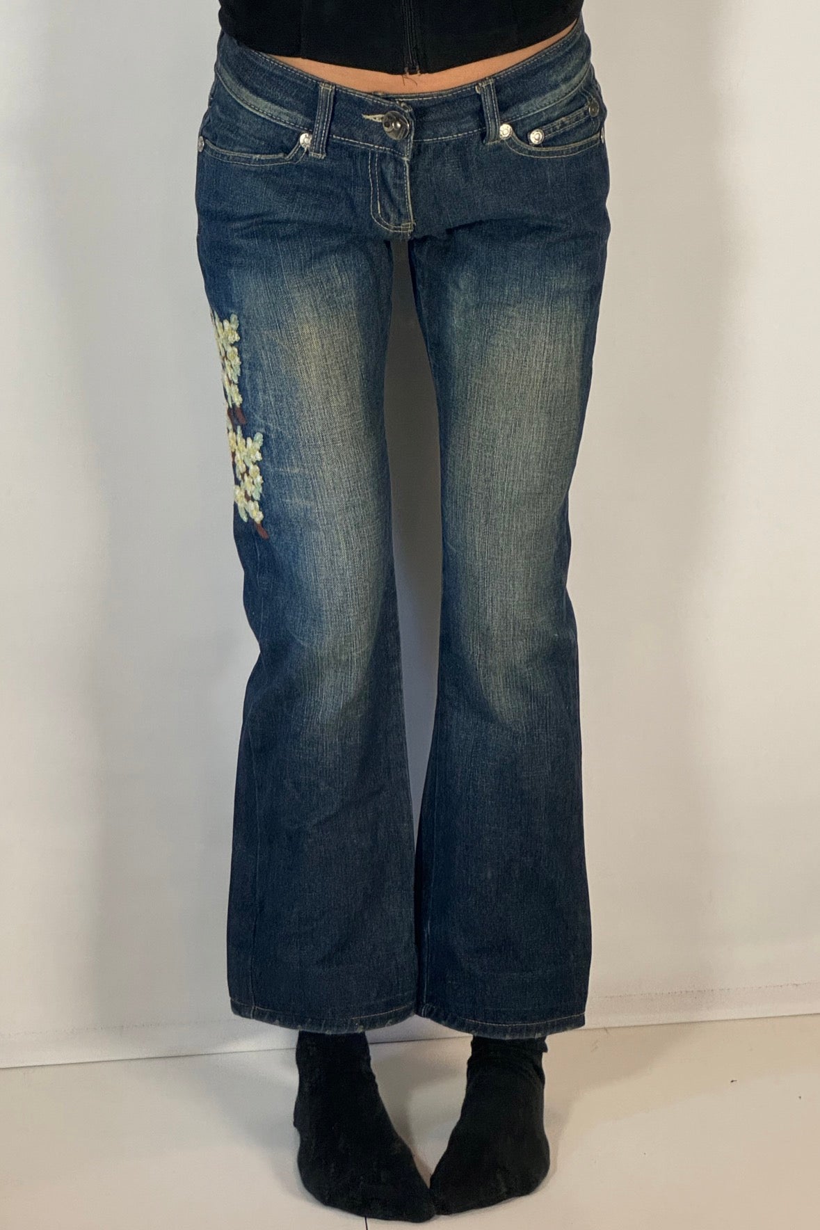 Lågmidjade jeans stl: XS