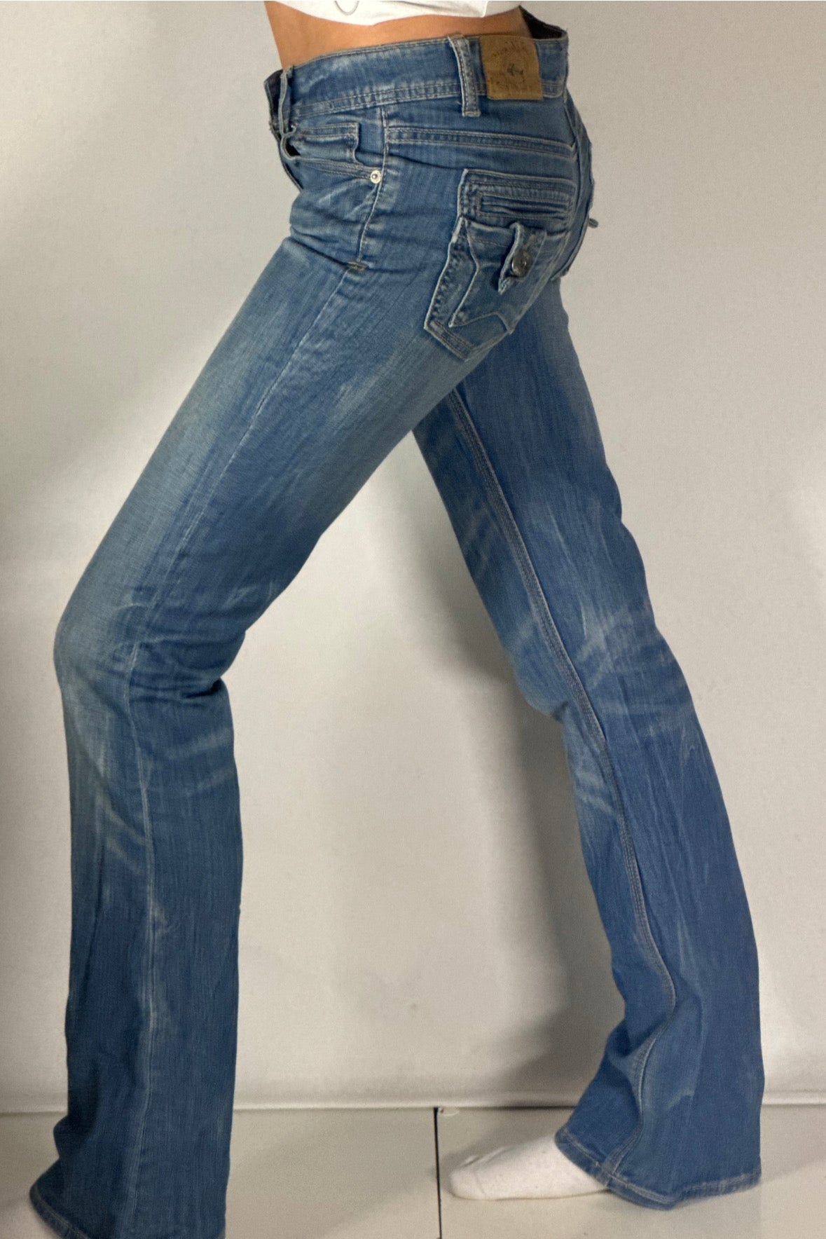 Lågmidjade jeans stl: S