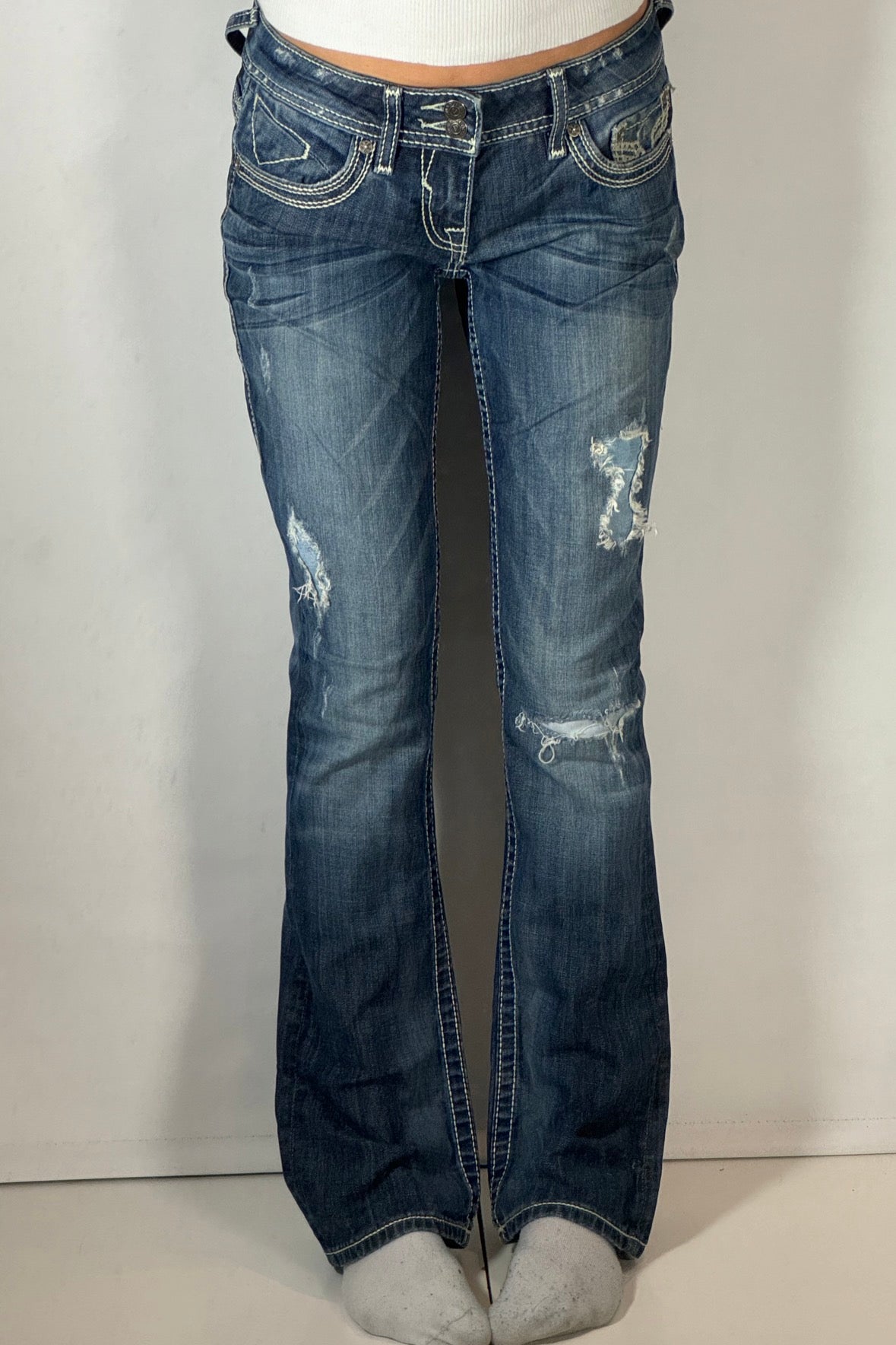 Lågmidjade jeans stl: S