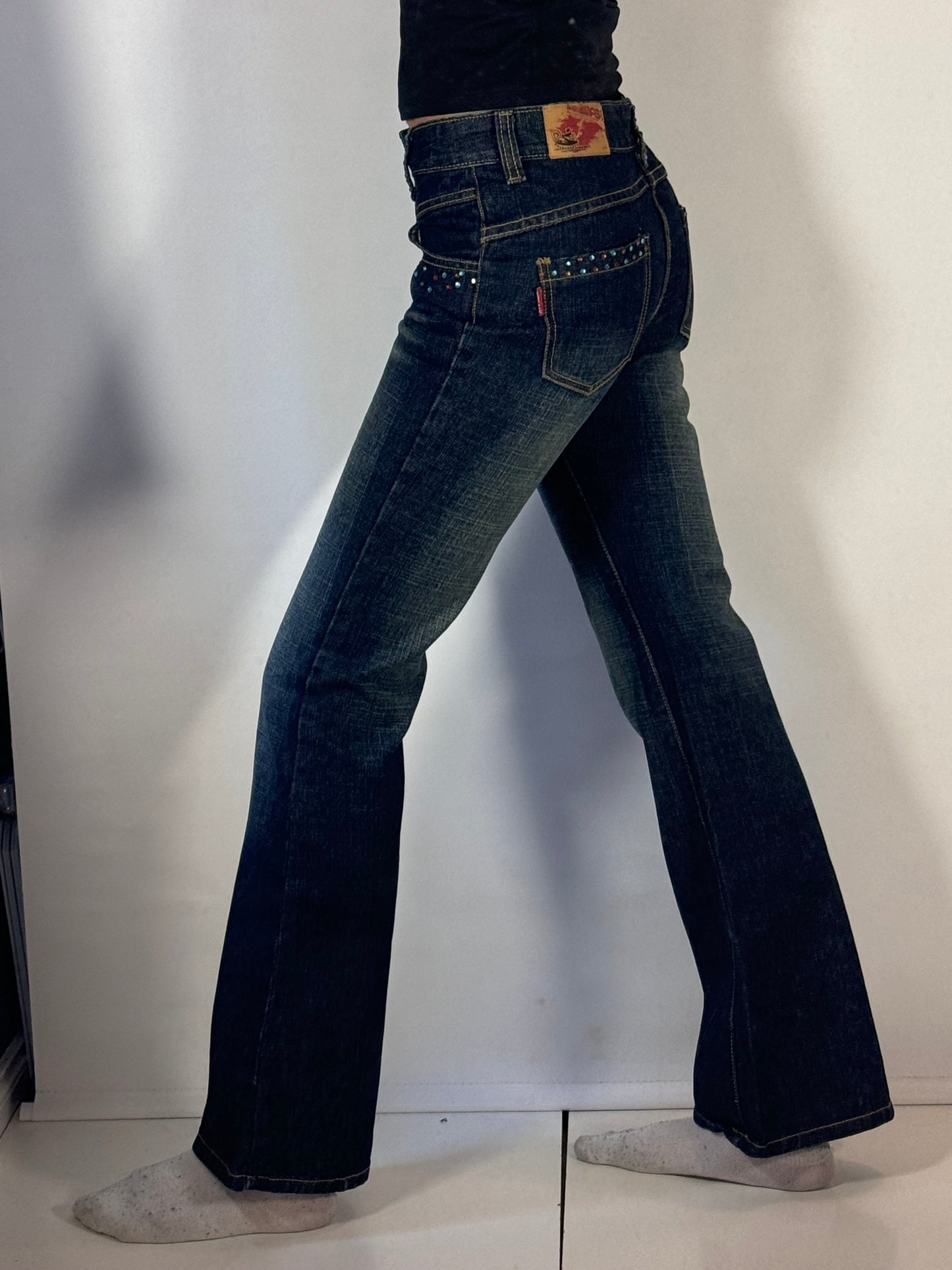 Lågmidjade jeans stl: XXS