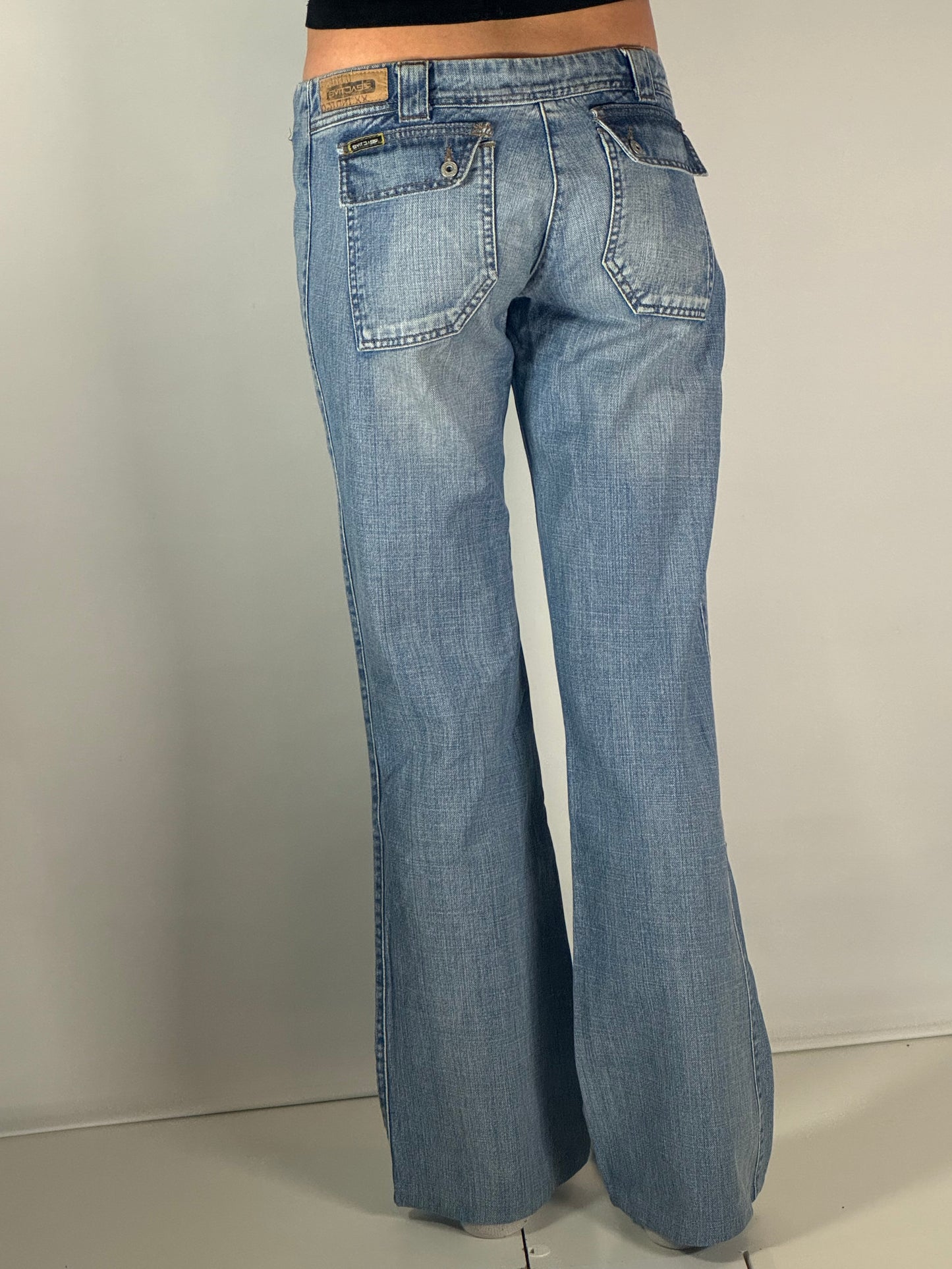 Lågmidjade jeans stl: S