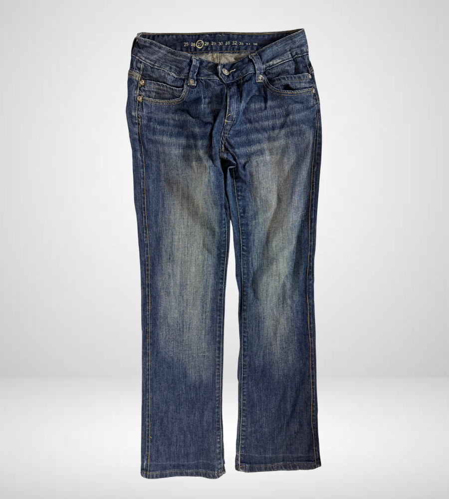 Lågmidjade jeans–stl: XS