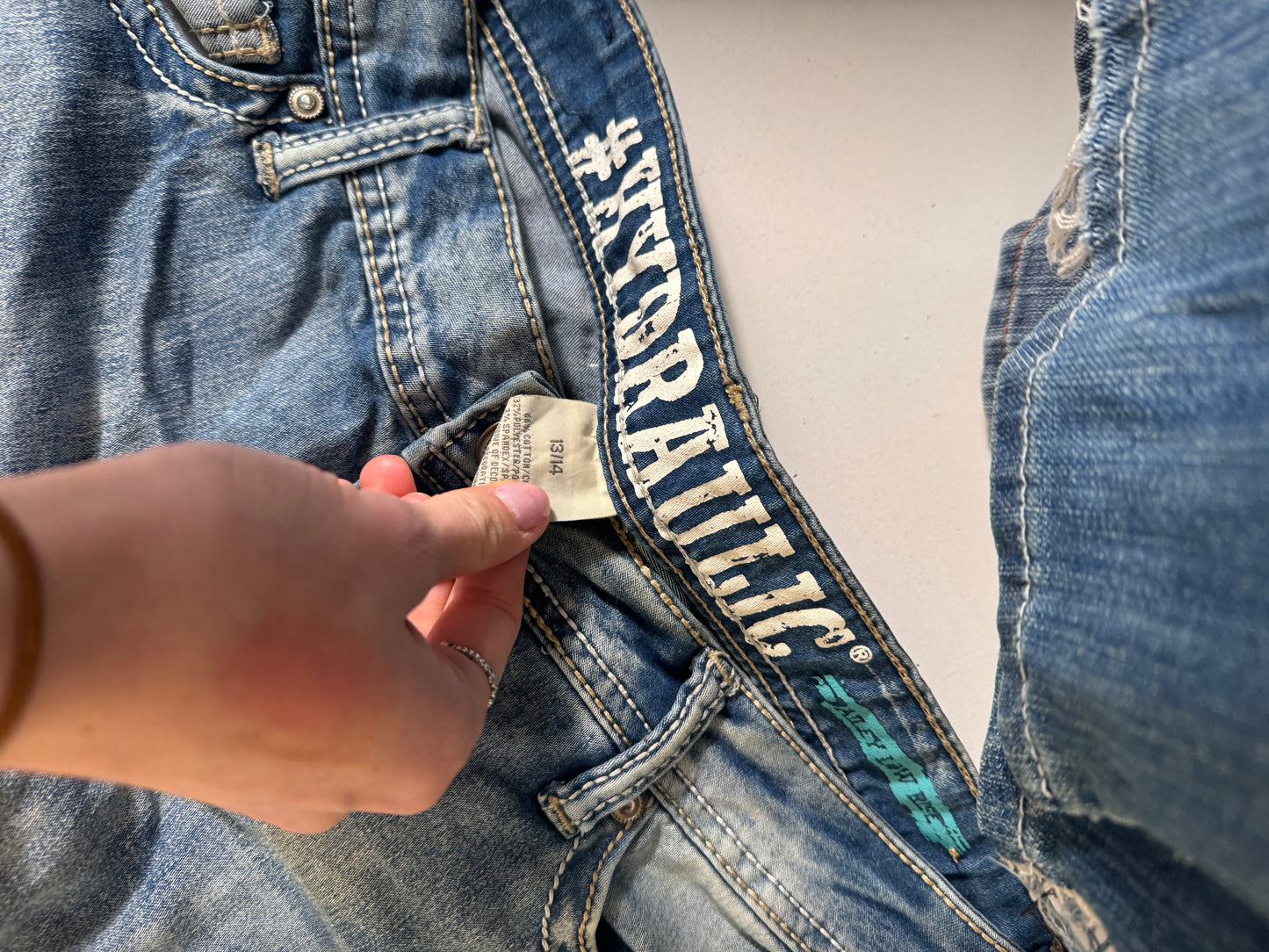 Lågmidjade jeans stl: M