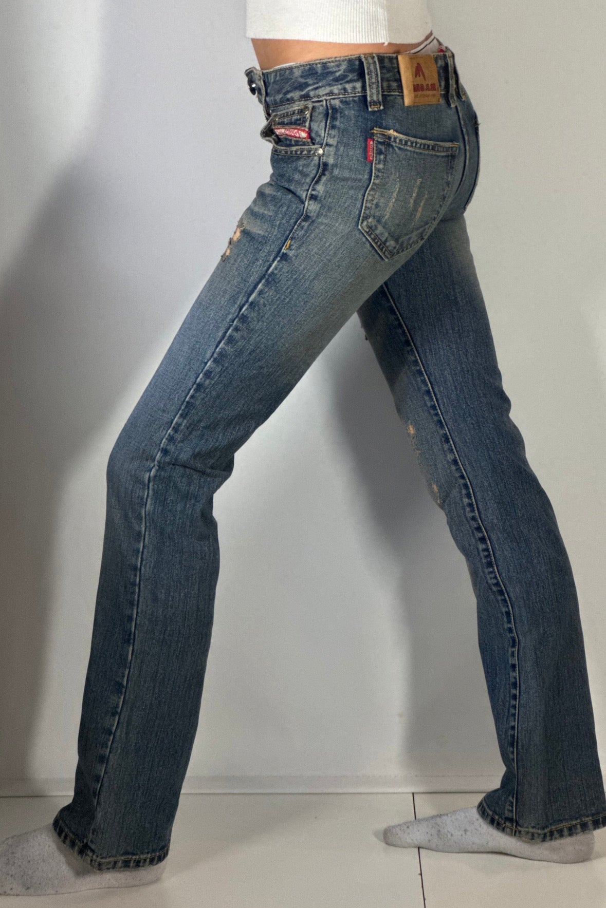Lågmidjade jeans stl: XXXS