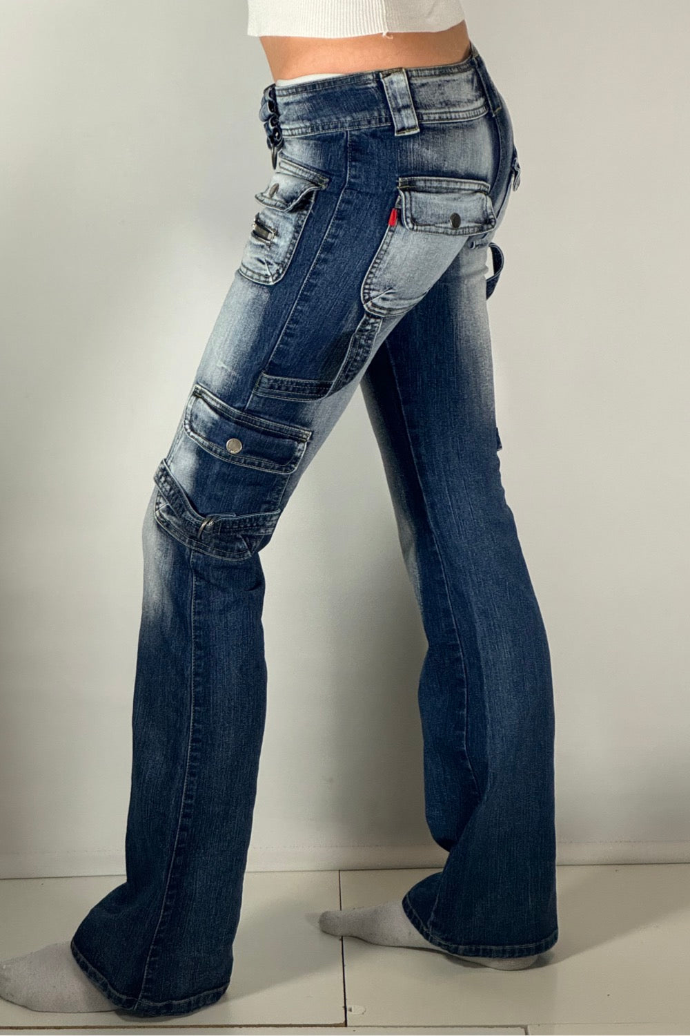 Lågmidjade jeans stl: XS