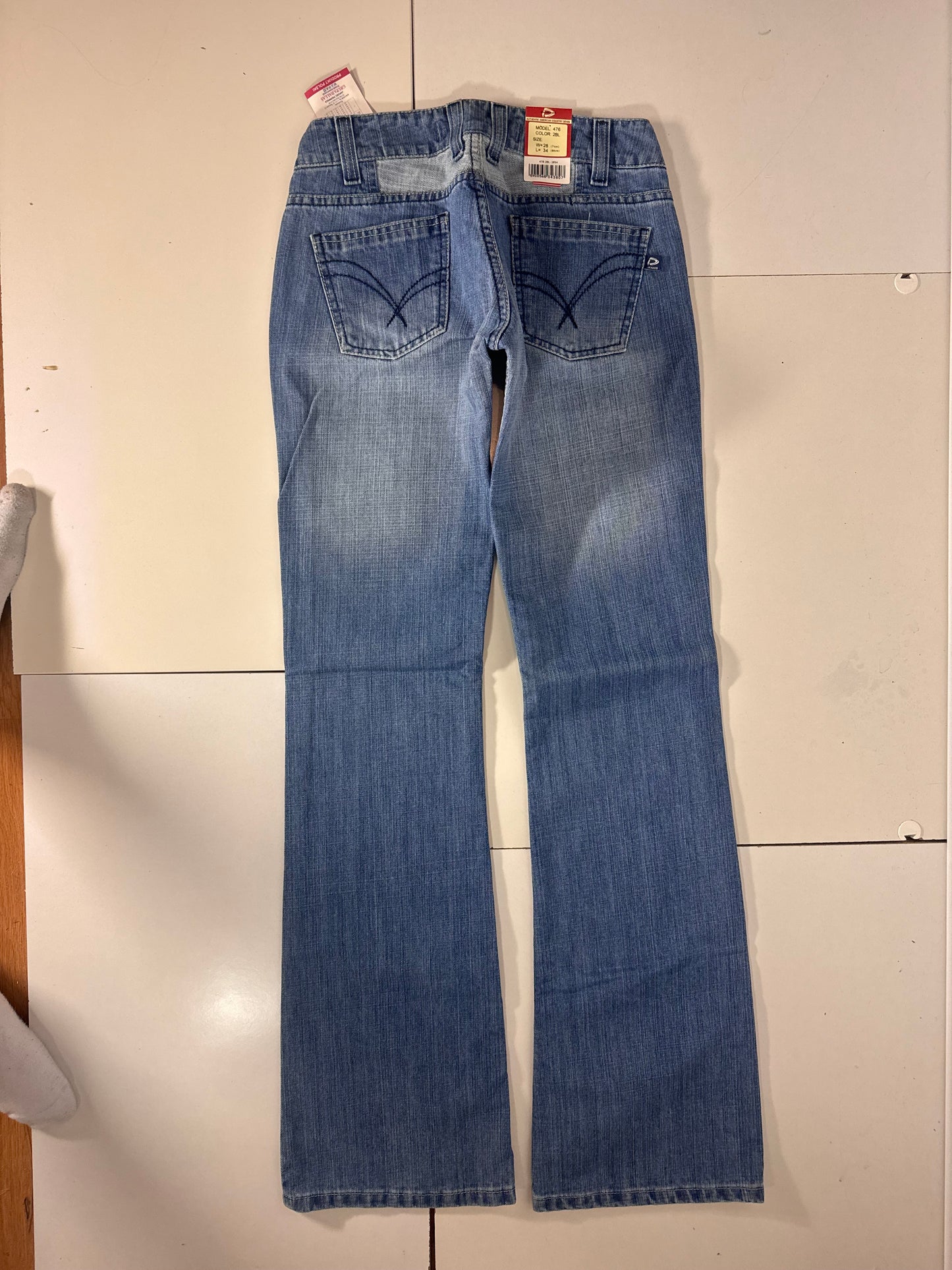 Lågmidjade jeans stl: XXXS (W26/L34)