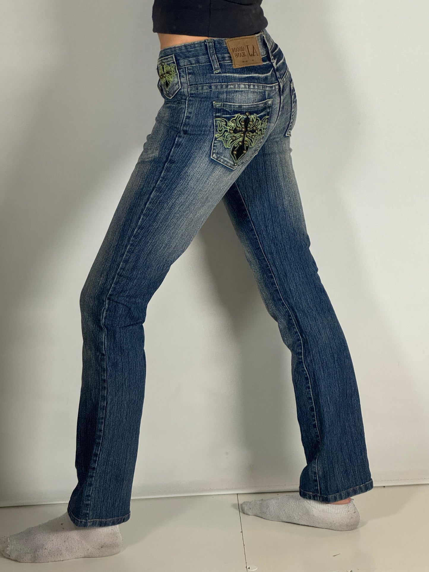 Lågmidjade jeans stl: XXS
