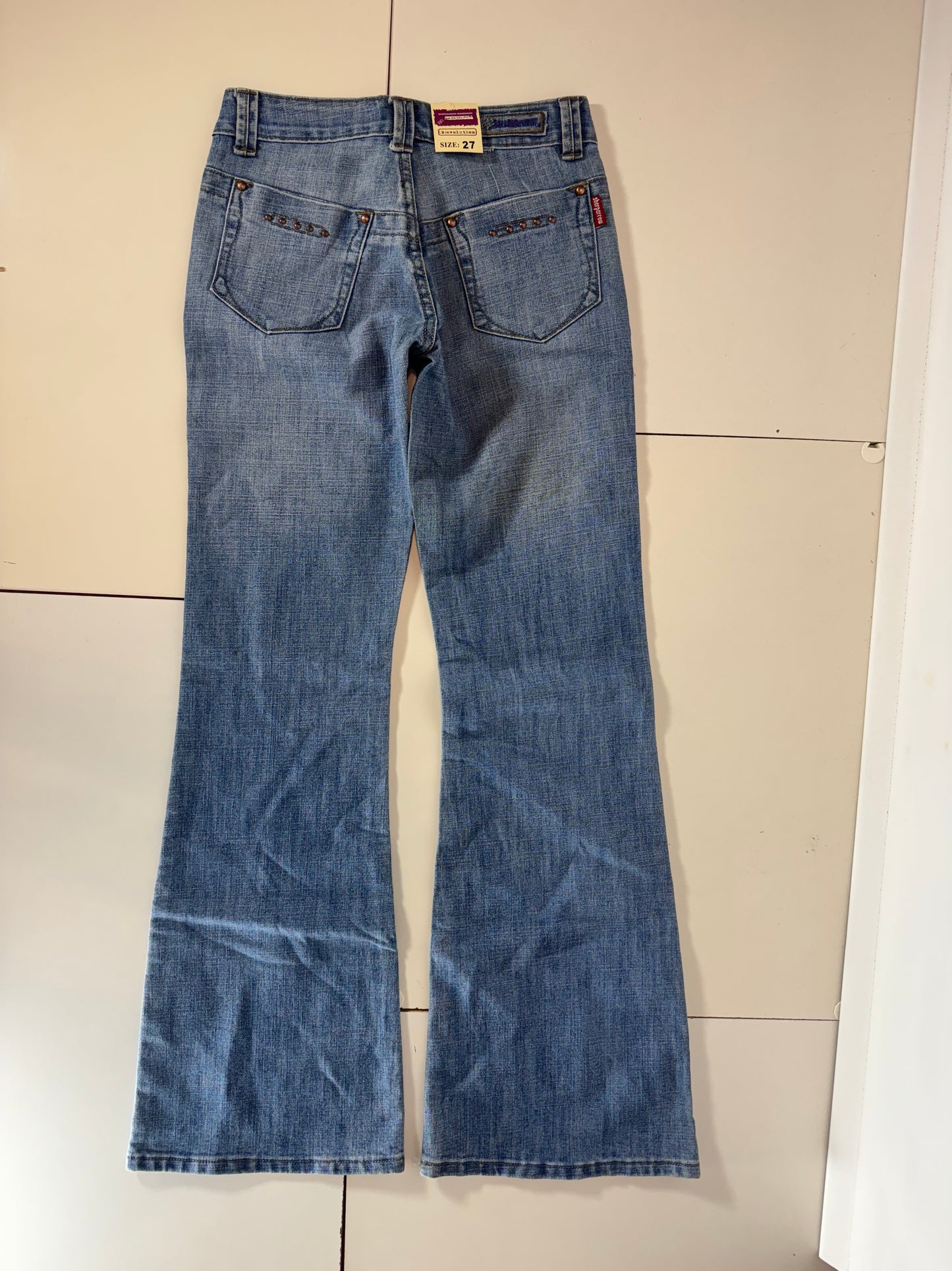 Lågmidjade jeans–stl: XS