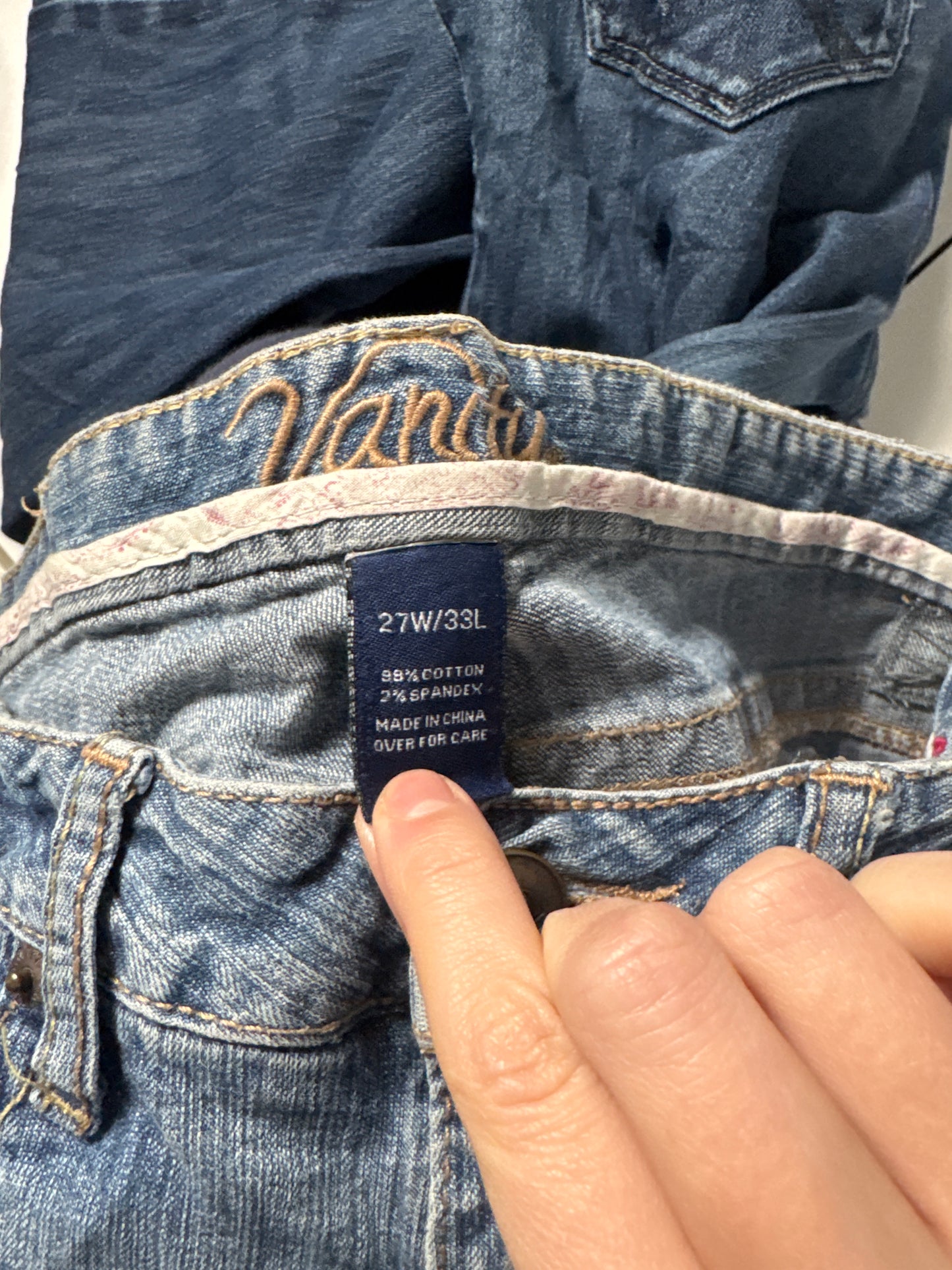 Lågmidjade jeans stl: S
