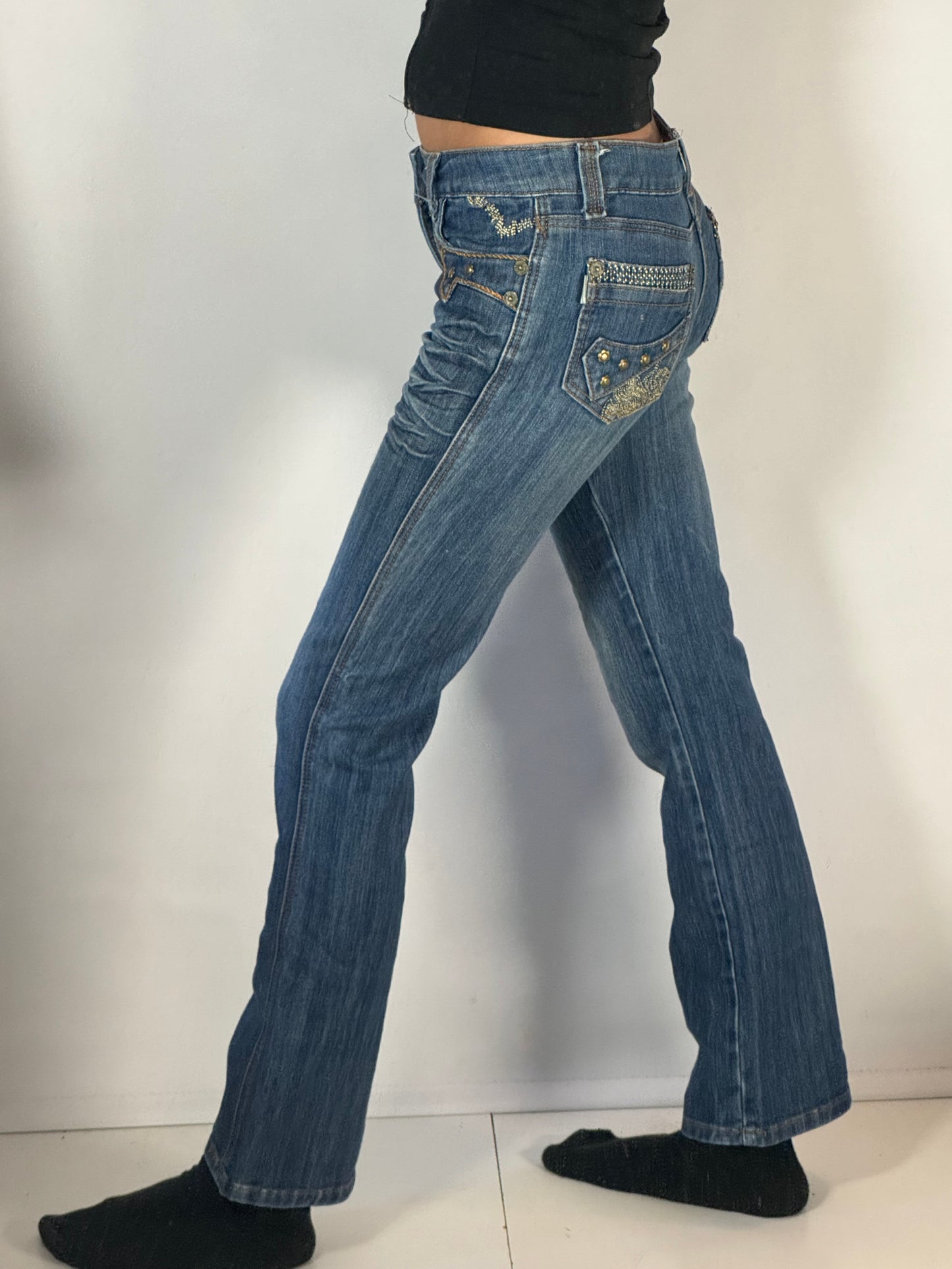 Lågmidjade jeans stl: XXS