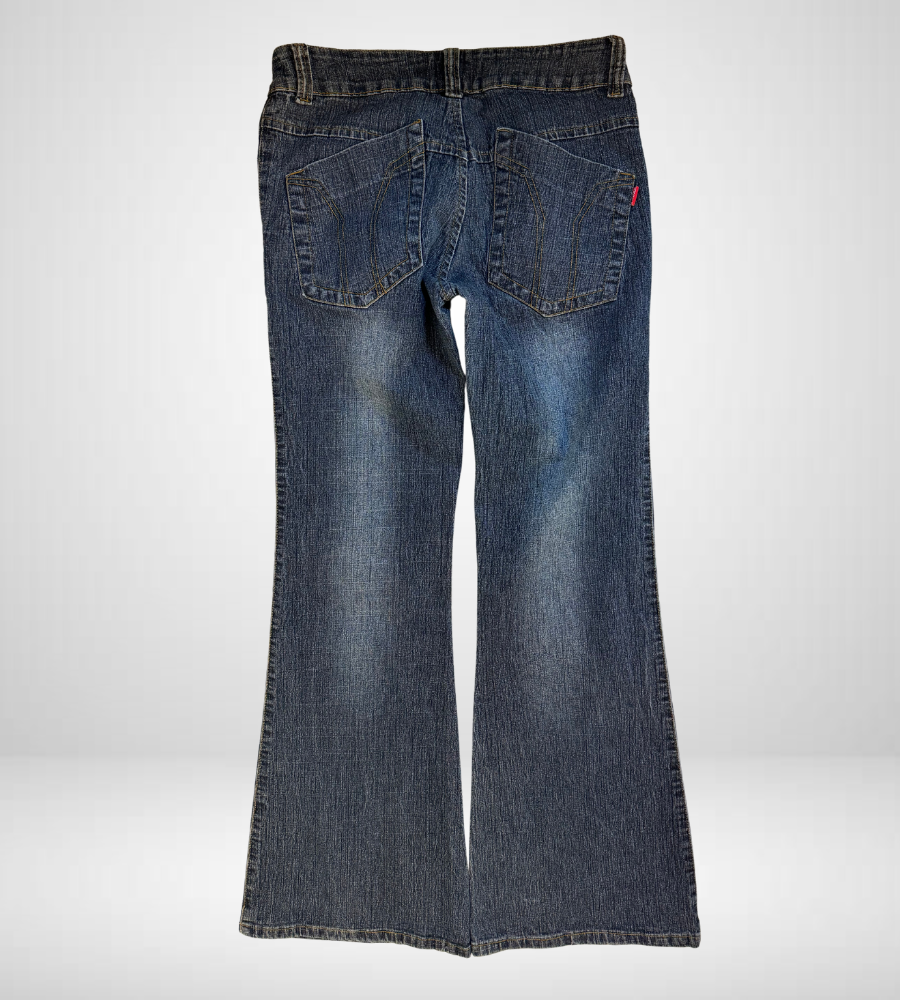 Lågmidjade jeans–stl: S
