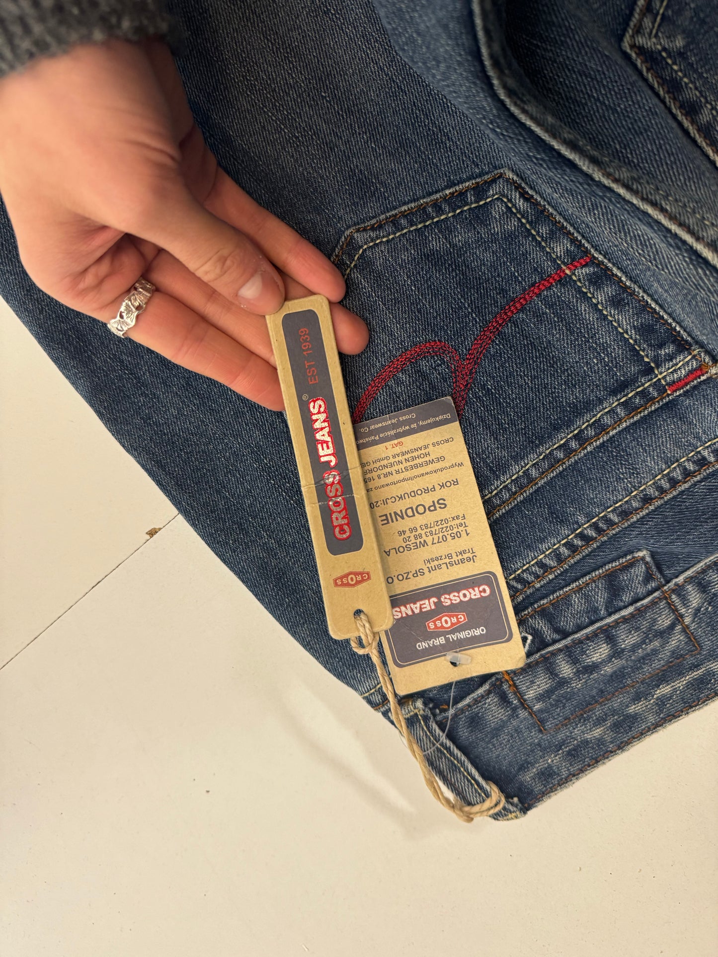 Lågmidjade jeans stl: S